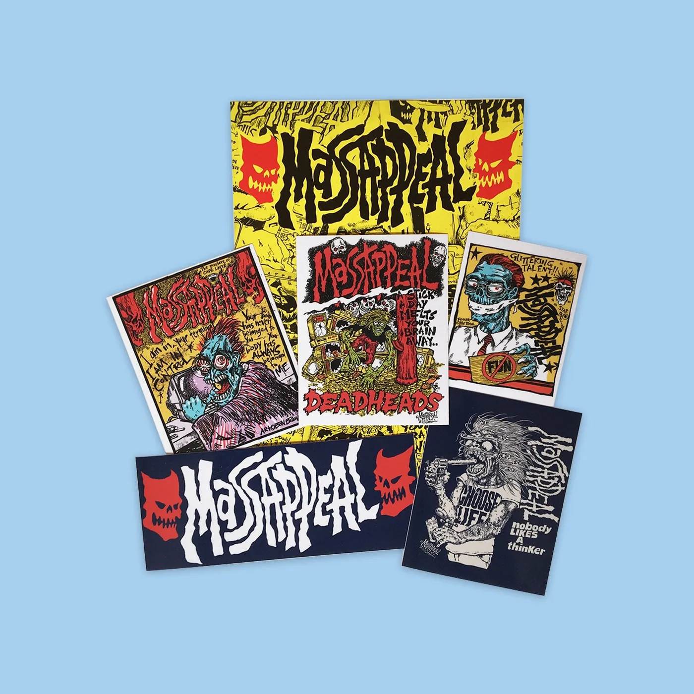 Massappeal Sticker Pack (5 Stickers)