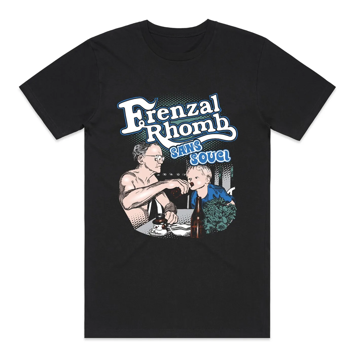Frenzal Rhomb Sans Souci Beer T-Shirt (Black)