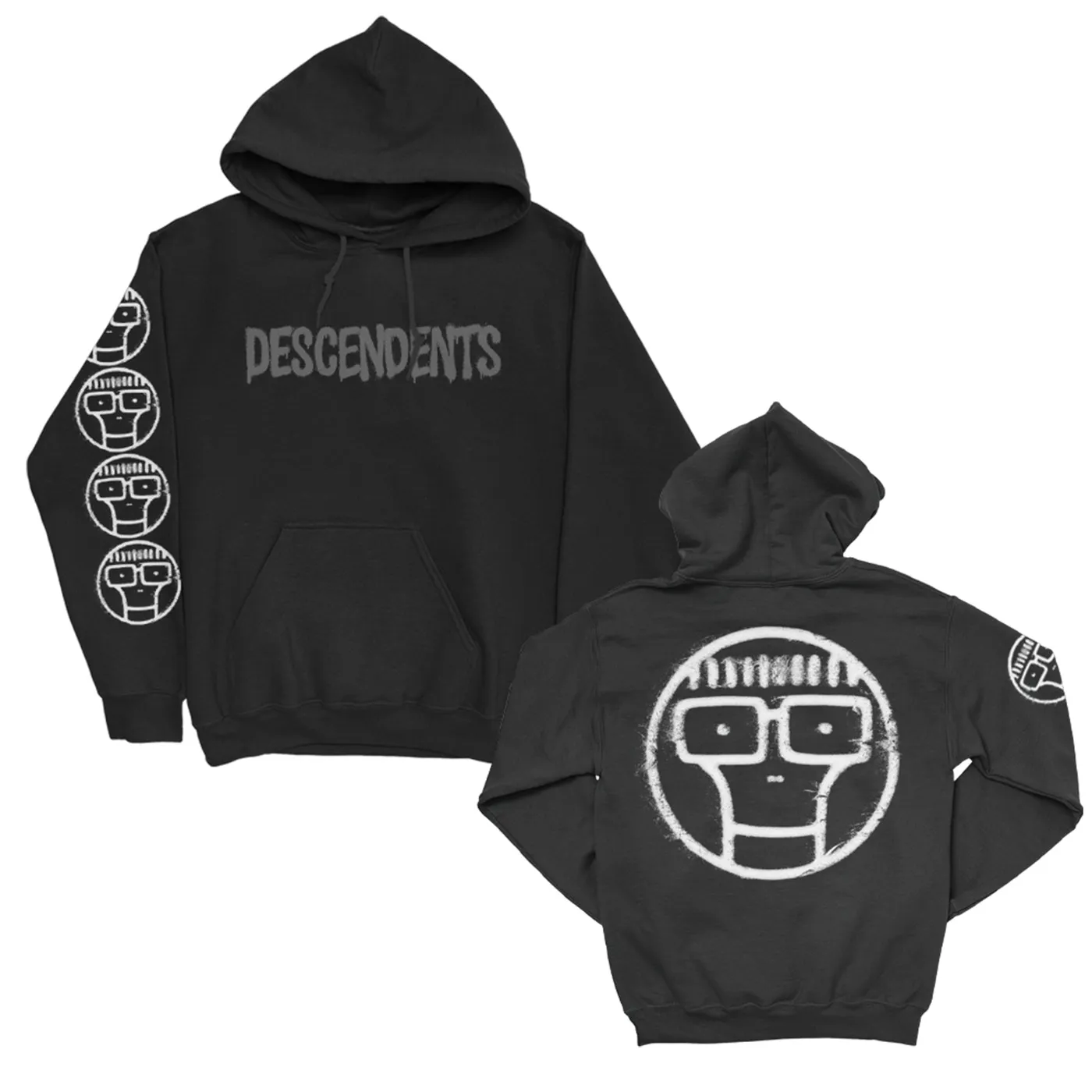 Descendents Spray Pullover Hoodie (Black)