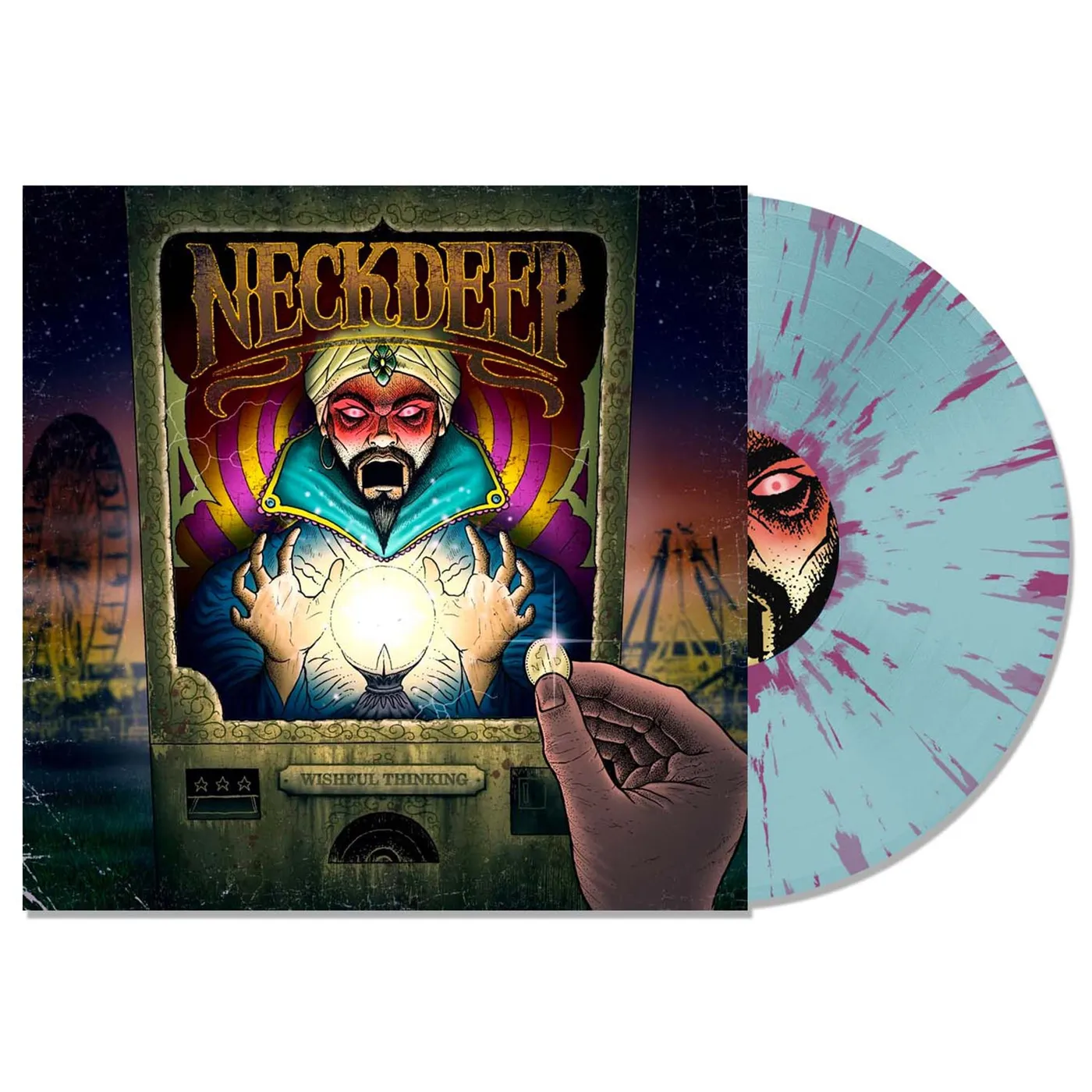 Neck Deep Wishful Thinking LP (Blue w/ Purple Splatter Vinyl)
