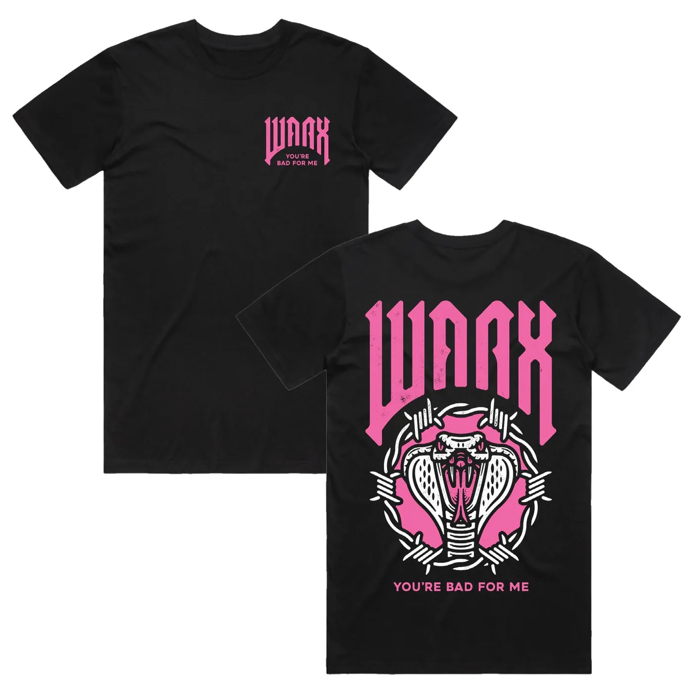 WAAX Bad For Me T-Shirt (Black)