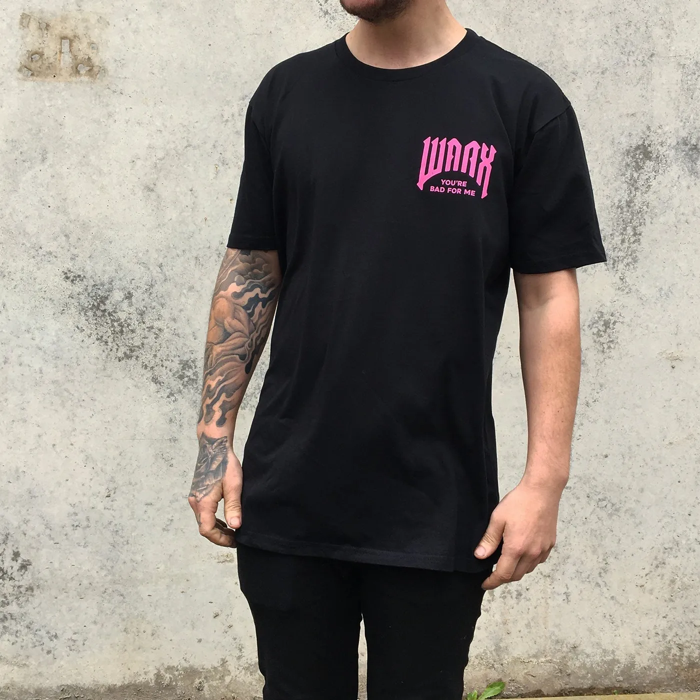 WAAX Bad For Me T-Shirt (Black)