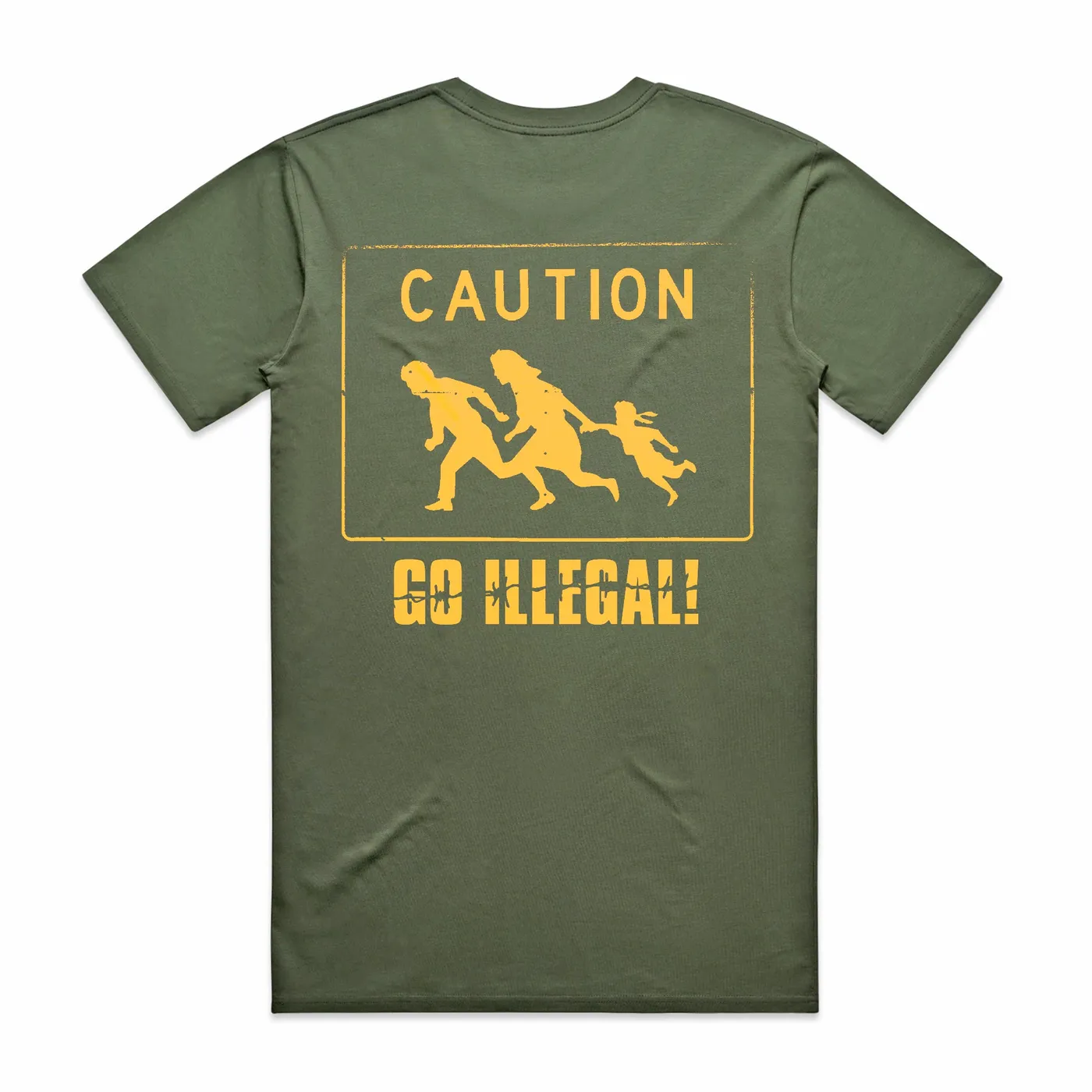 No Fun At All Go Illegal Tee (Army)