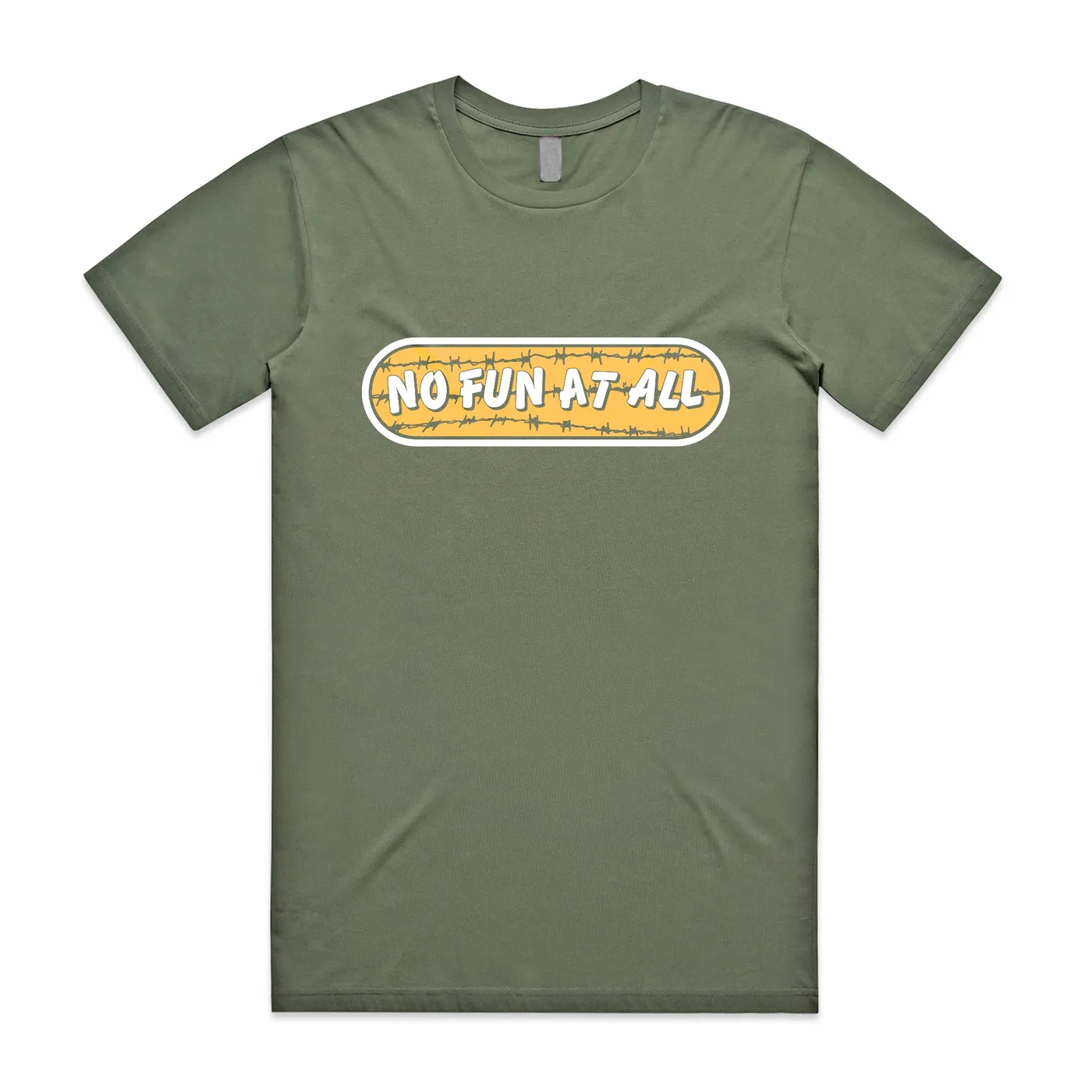 No Fun At All Go Illegal Tee (Army)