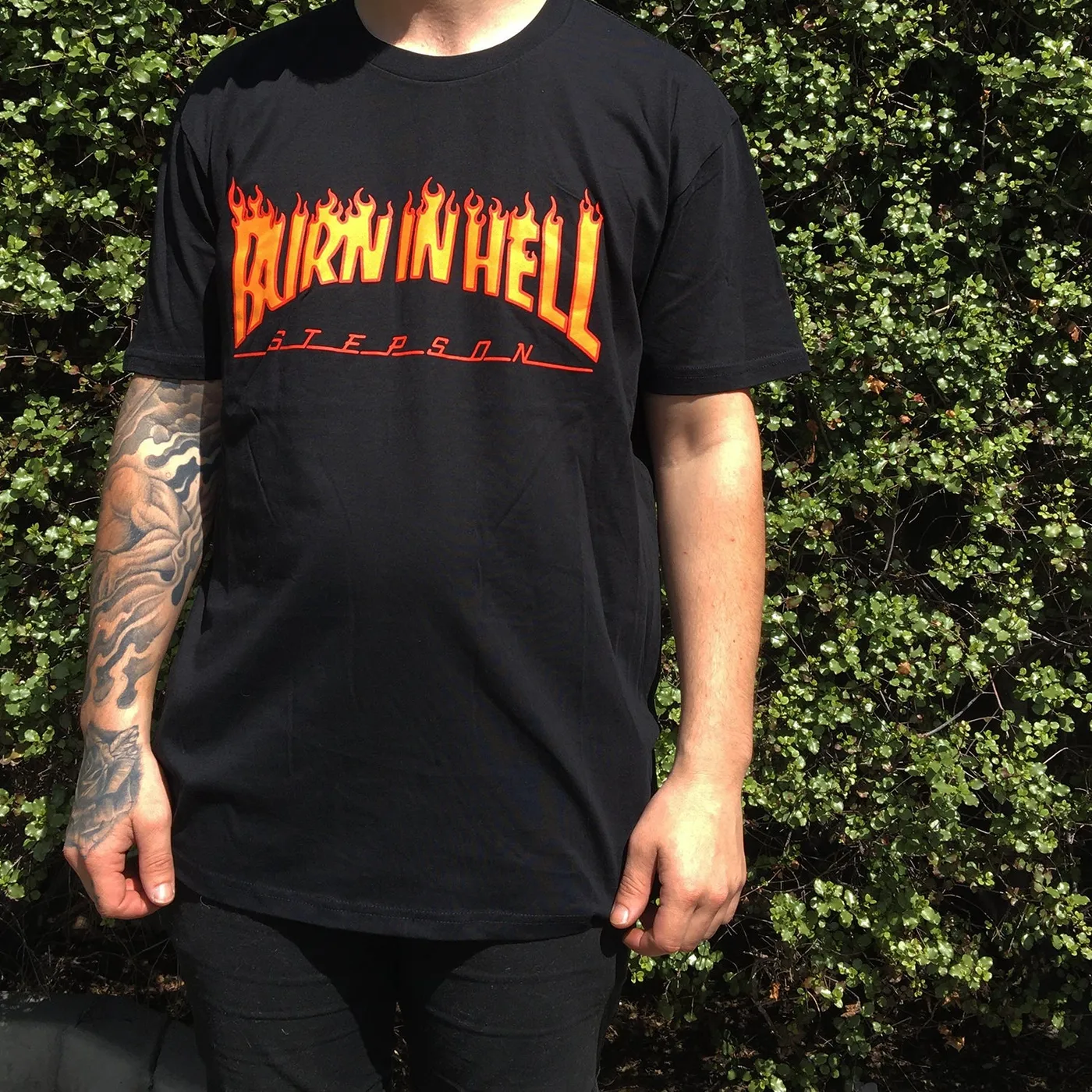 Stepson Burn in Hell Tee (Black)