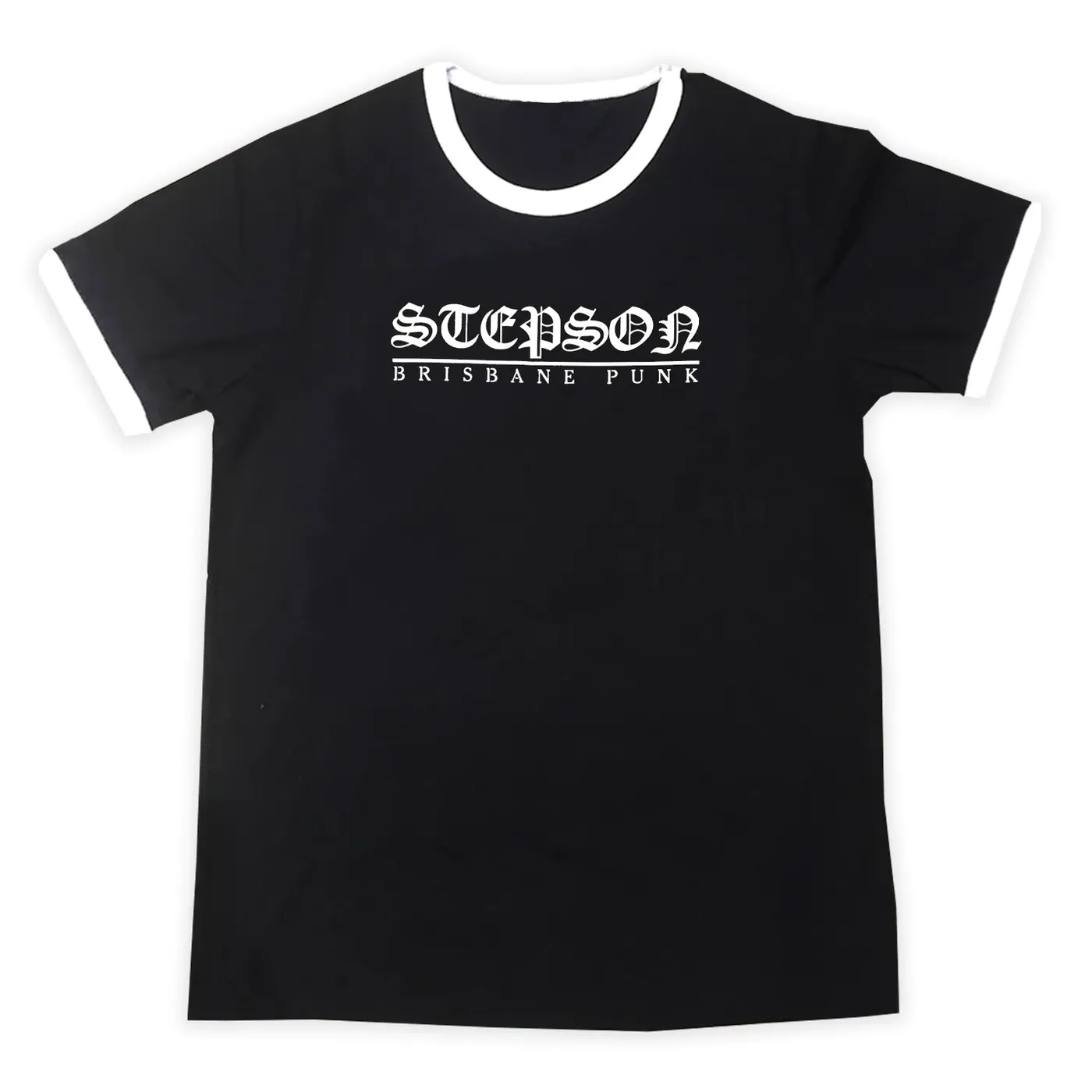 Stepson Brisbane Punk Ringer Tee (Black/White)