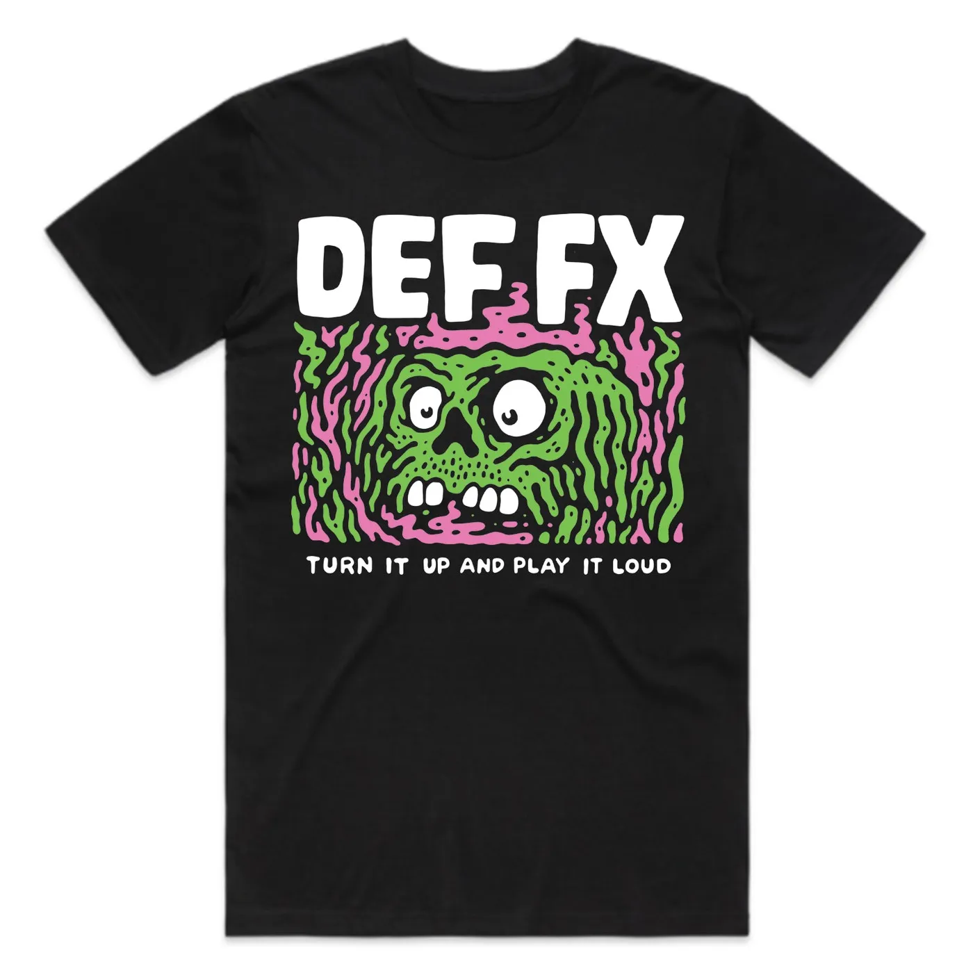 Def FX Turn It Up And Play It Loud T-Shirt (Black) - Limited Edition