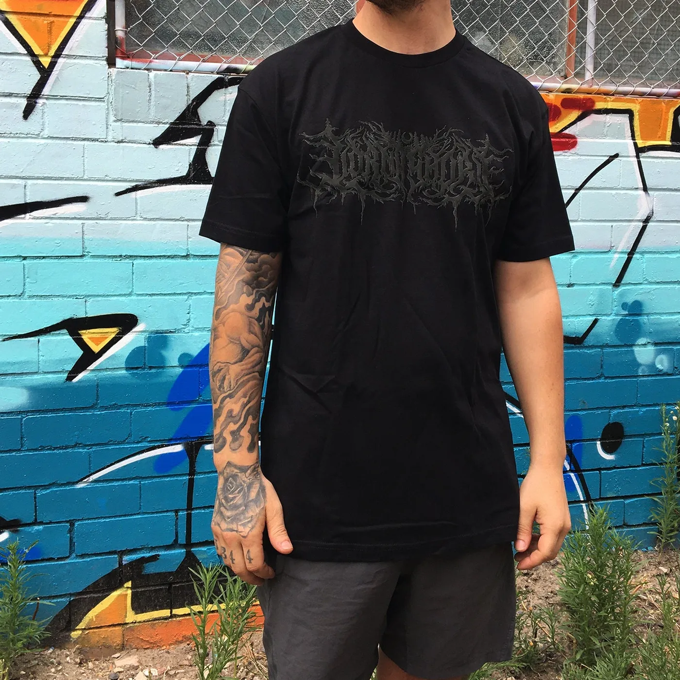 Lorna Shore PR Sigil T-Shirt (Black on Black)