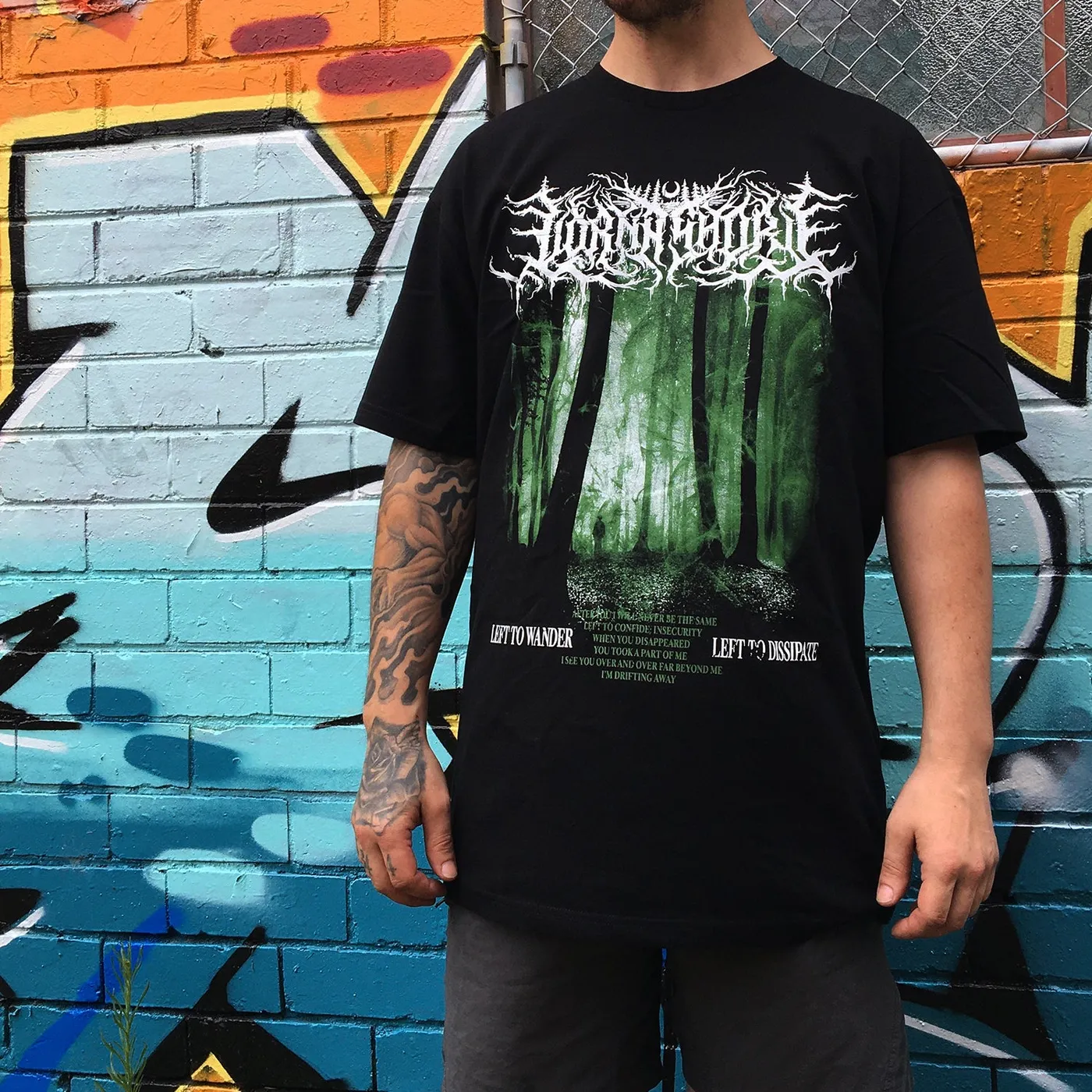 Lorna Shore Forest T-Shirt (Black)