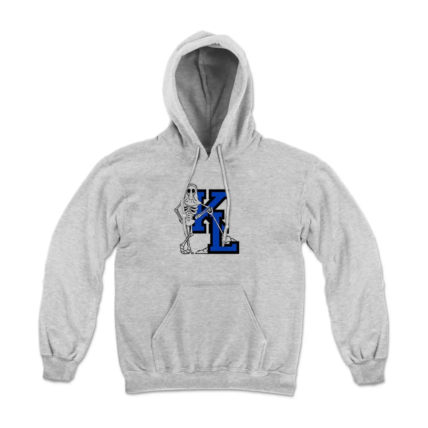 Knocked Loose Grave Digger Hoodie (Grey/Blue)
