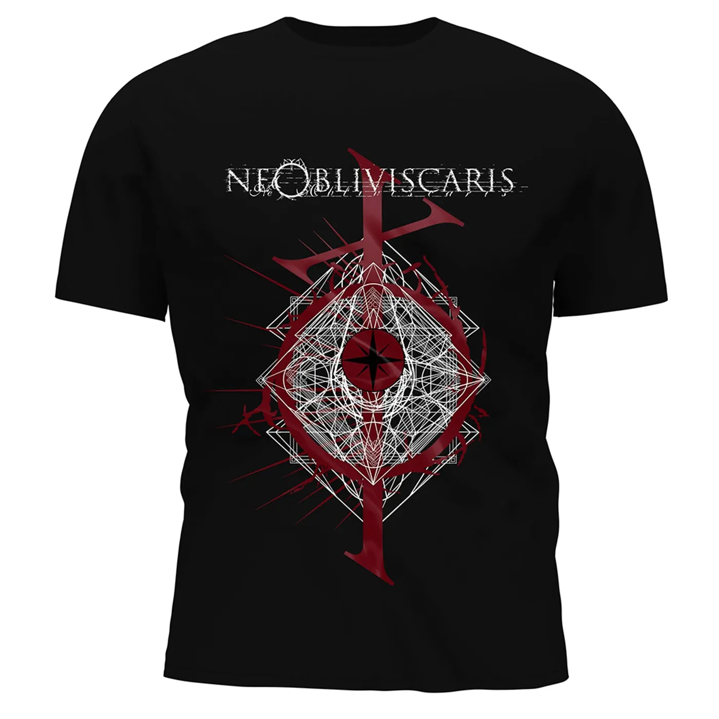 Ne Obliviscaris Exul Geometric T-Shirt (Black)