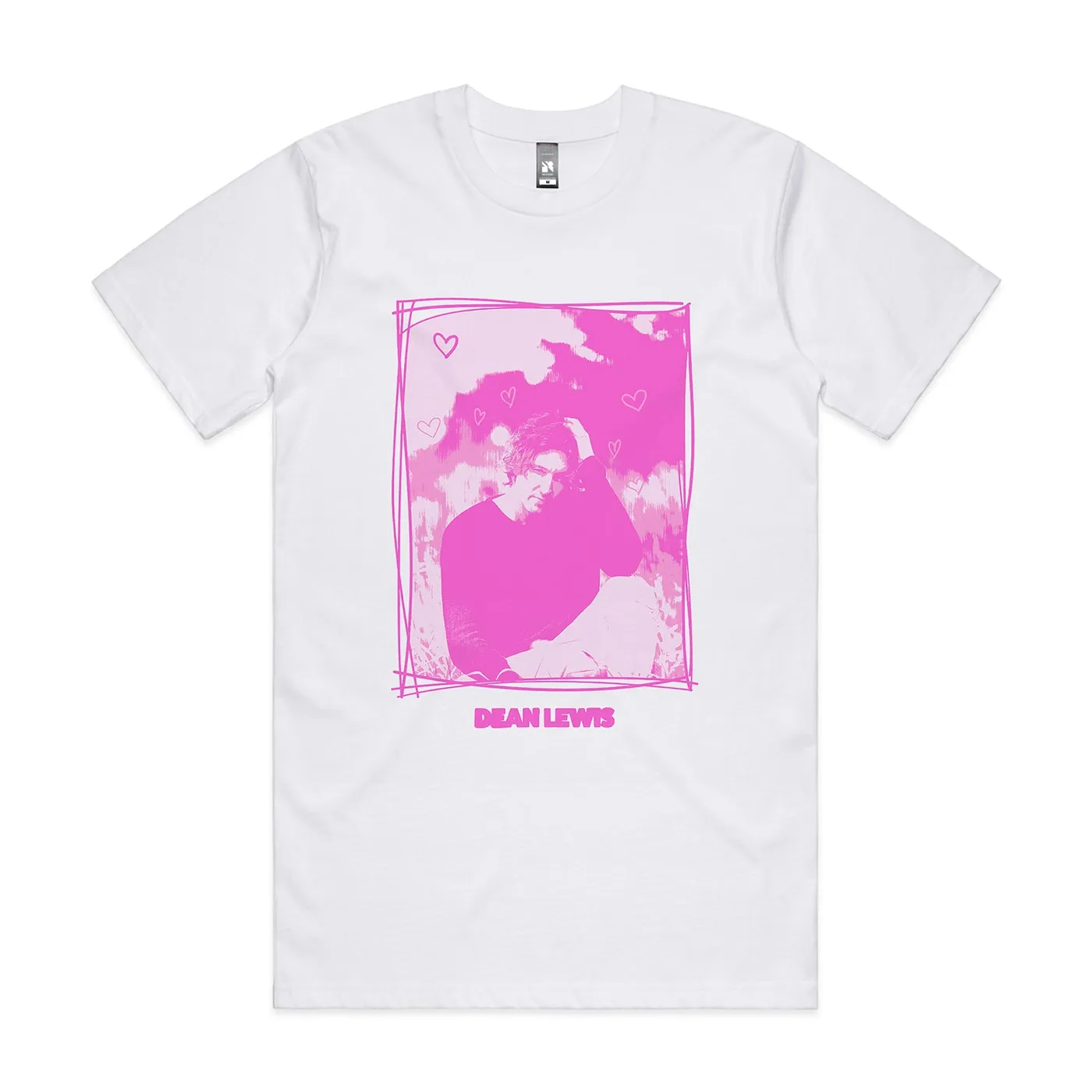 Dean Lewis Pink Photo T-Shirt (White)