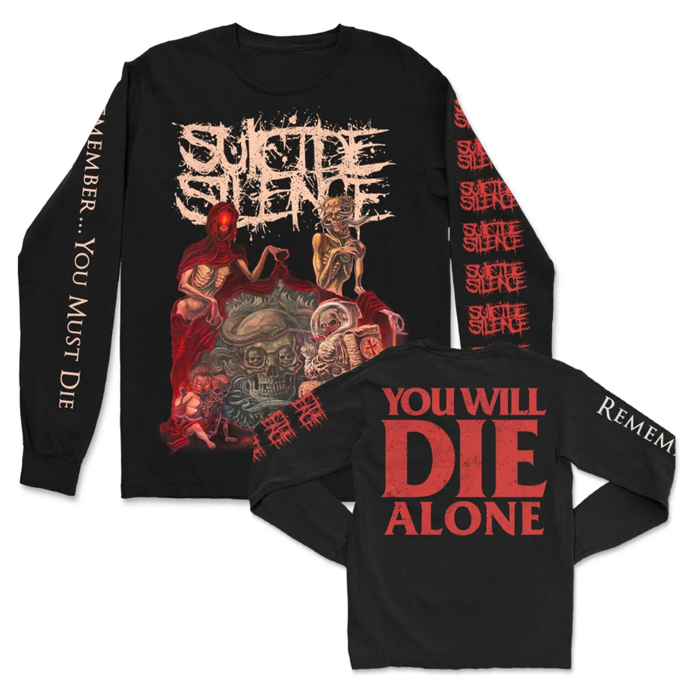 Suicide Silence You Will Die Alone Longsleeve (Black)