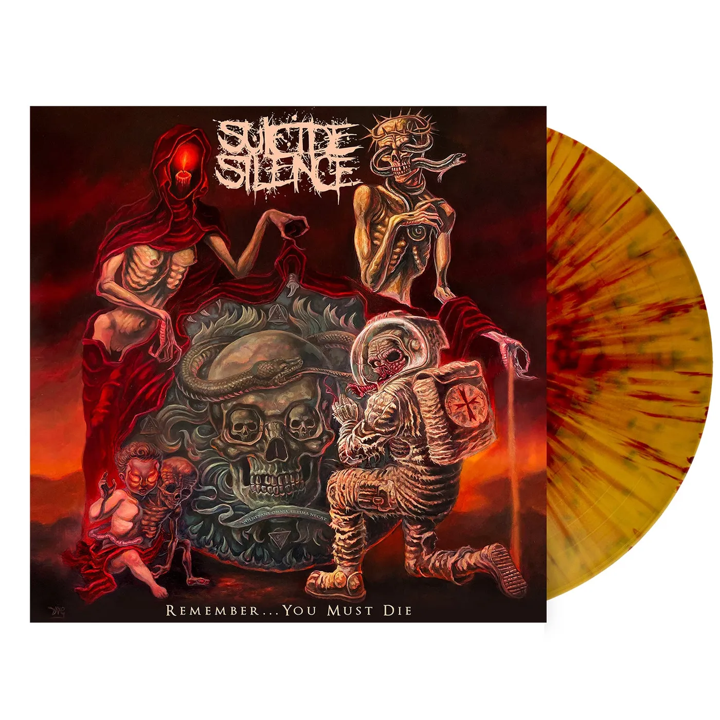 Suicide Silence Remember… You Must Die LP (Gold/Blood Red Splatter Vinyl)