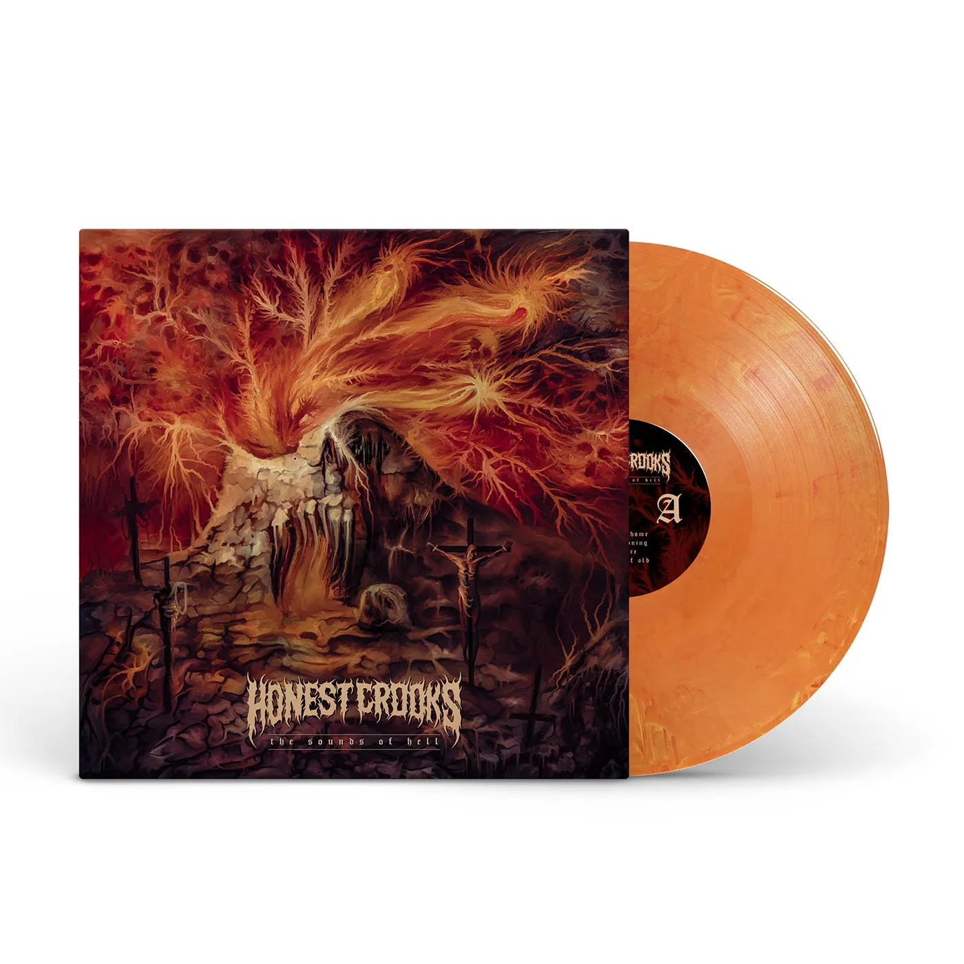 Honest Crooks The Sounds Of Hell LP (Orange Marble Vinyl)