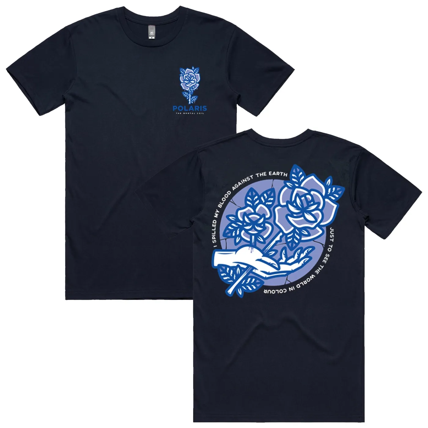 Polaris Navy Rose Tee (Navy)