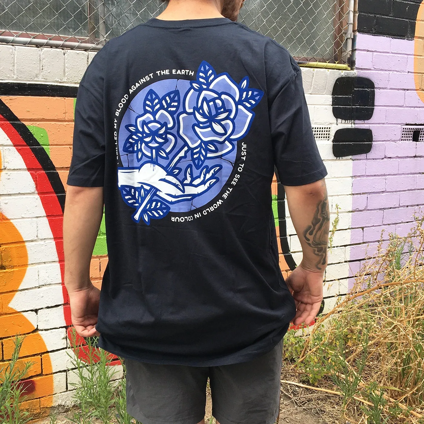 Polaris Navy Rose Tee (Navy)