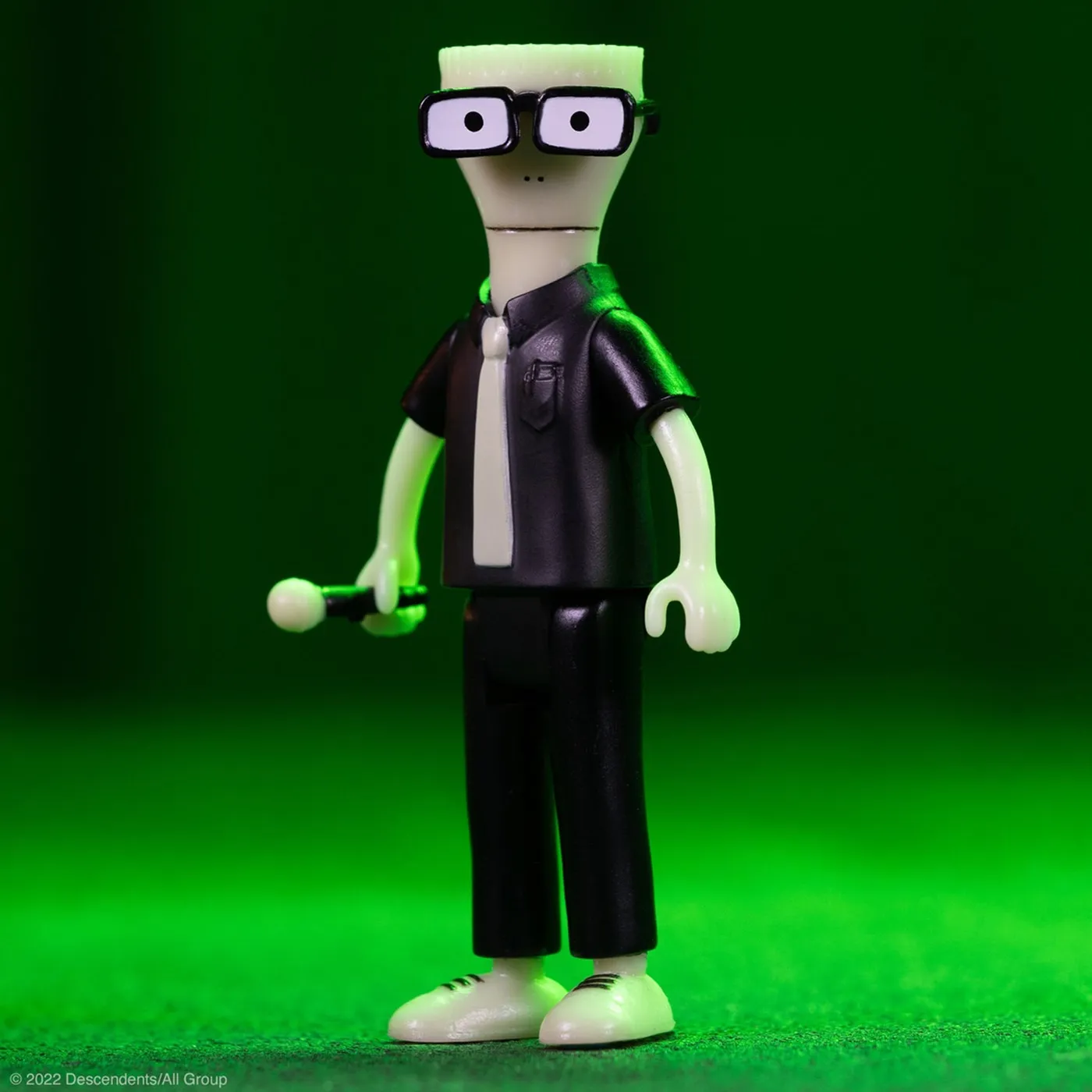 Descendents Milo GITD Hypercaffium Spazzinate ReAction Figure
