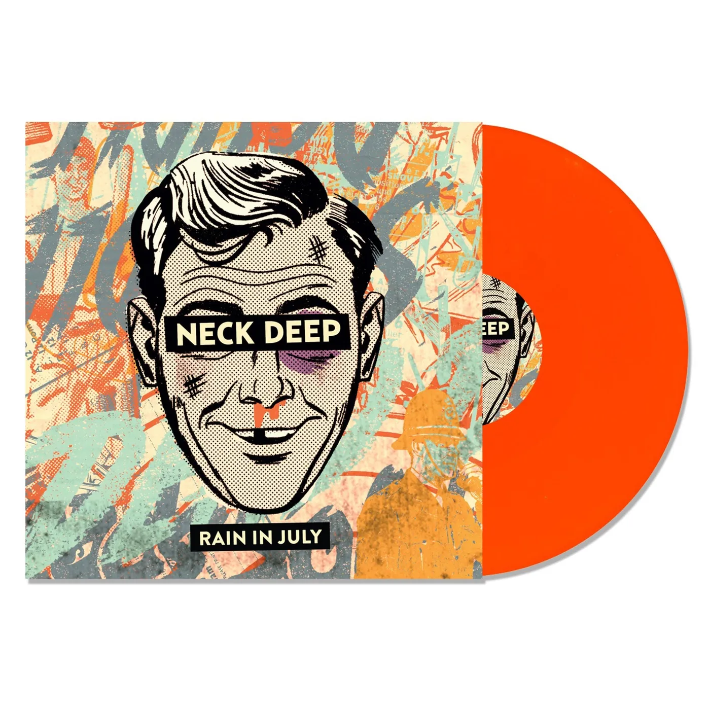 Neck Deep Rain In July 10yr Anniversary LP (Orange Vinyl)