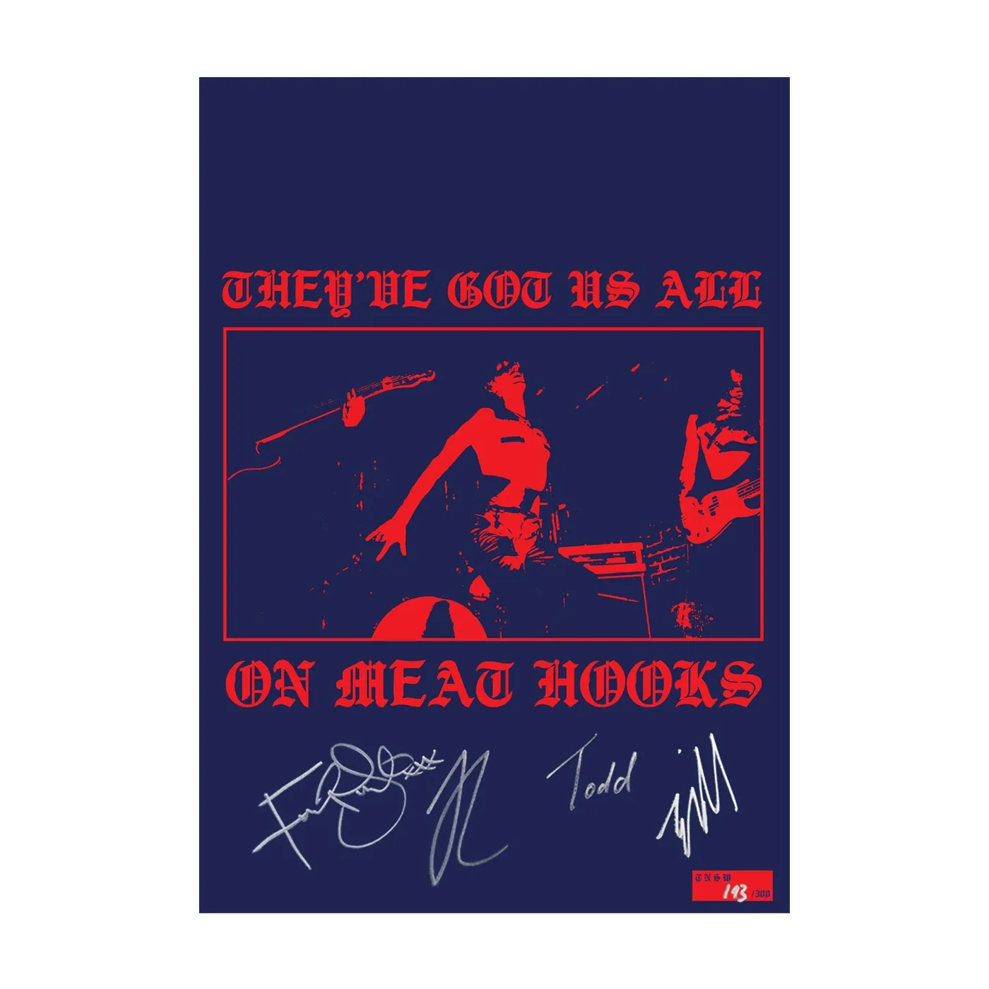 These New South Whales Meat Hook A3 Poster (Signed)