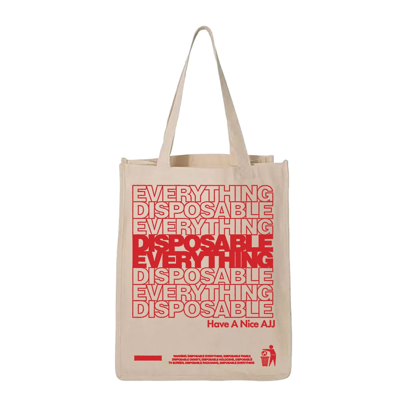 AJJ Disposable Everything Jumbo Tote Bag