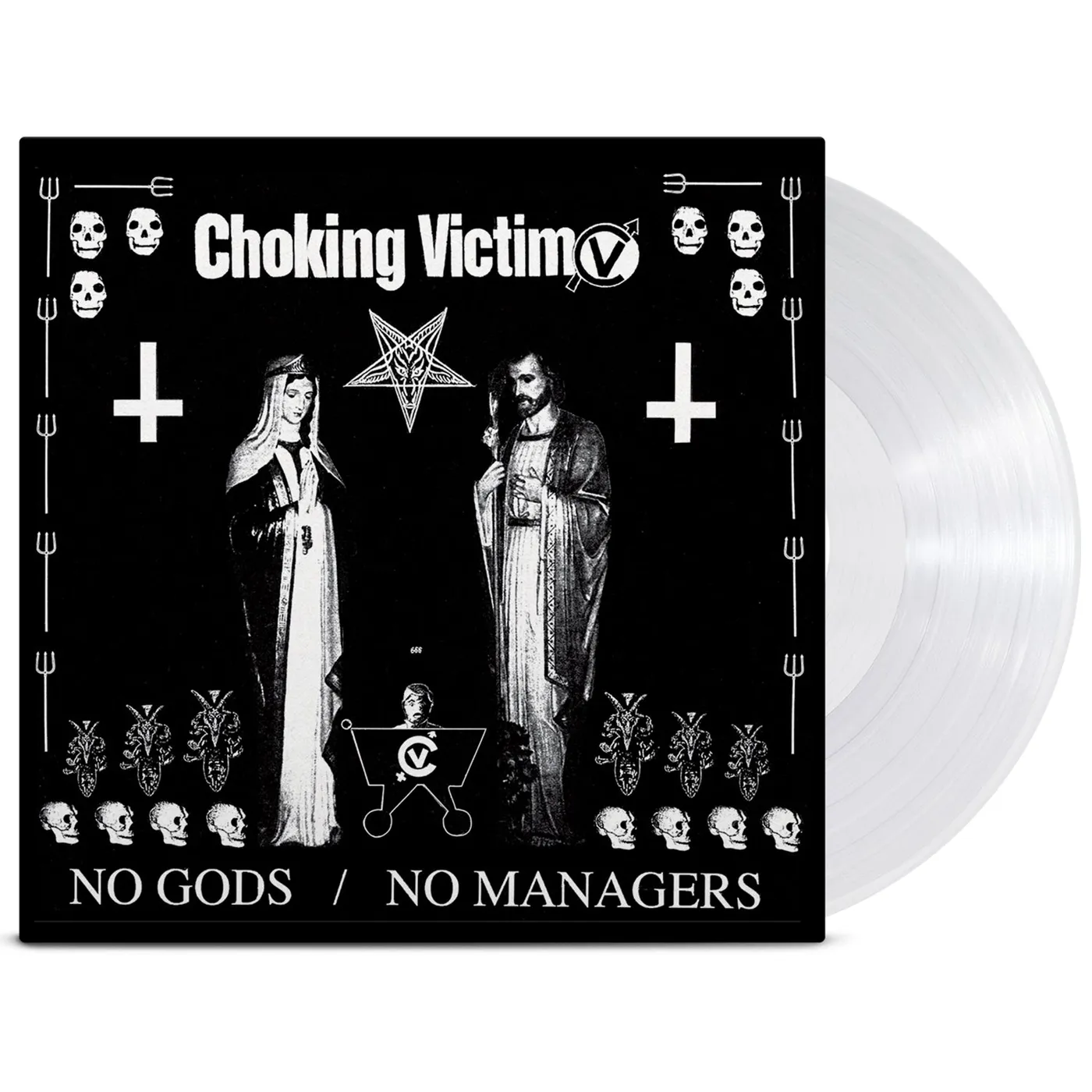 Choking Victim No Gods / No Managers LP (Clear Vinyl) Reissue
