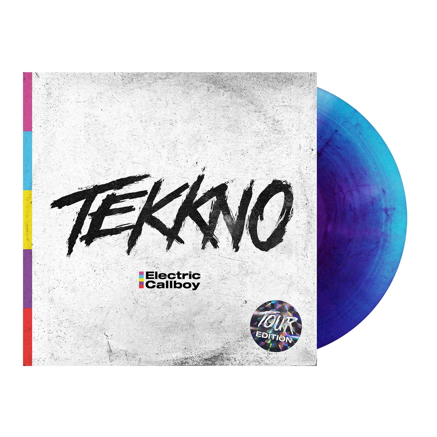 Electric Callboy Tekkno (Tour Edition) LP (Transparent Light Blue-Lilac Marbled Vinyl)