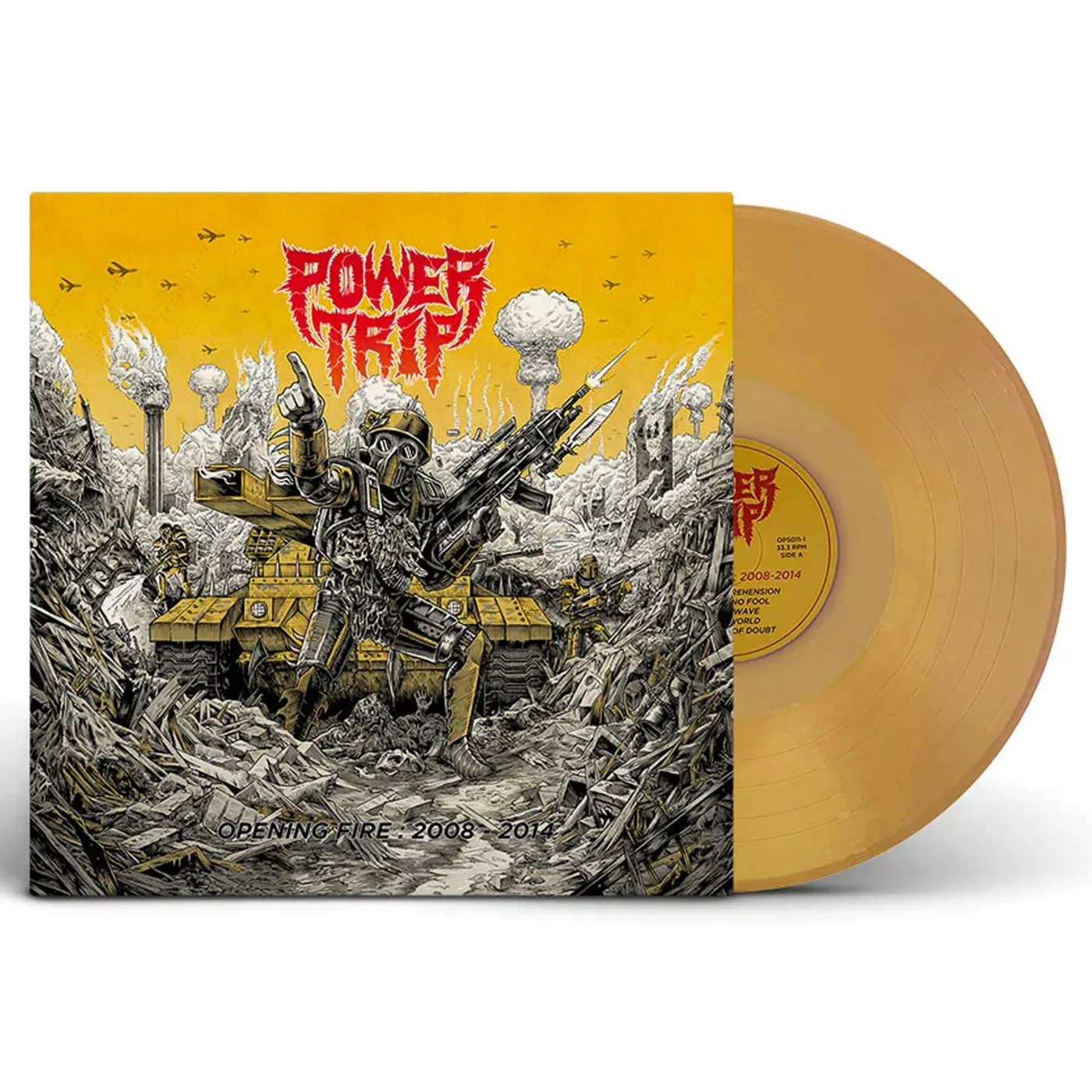 Power Trip Opening Fire : 2008-2014 LP (Mustard Yellow Vinyl)