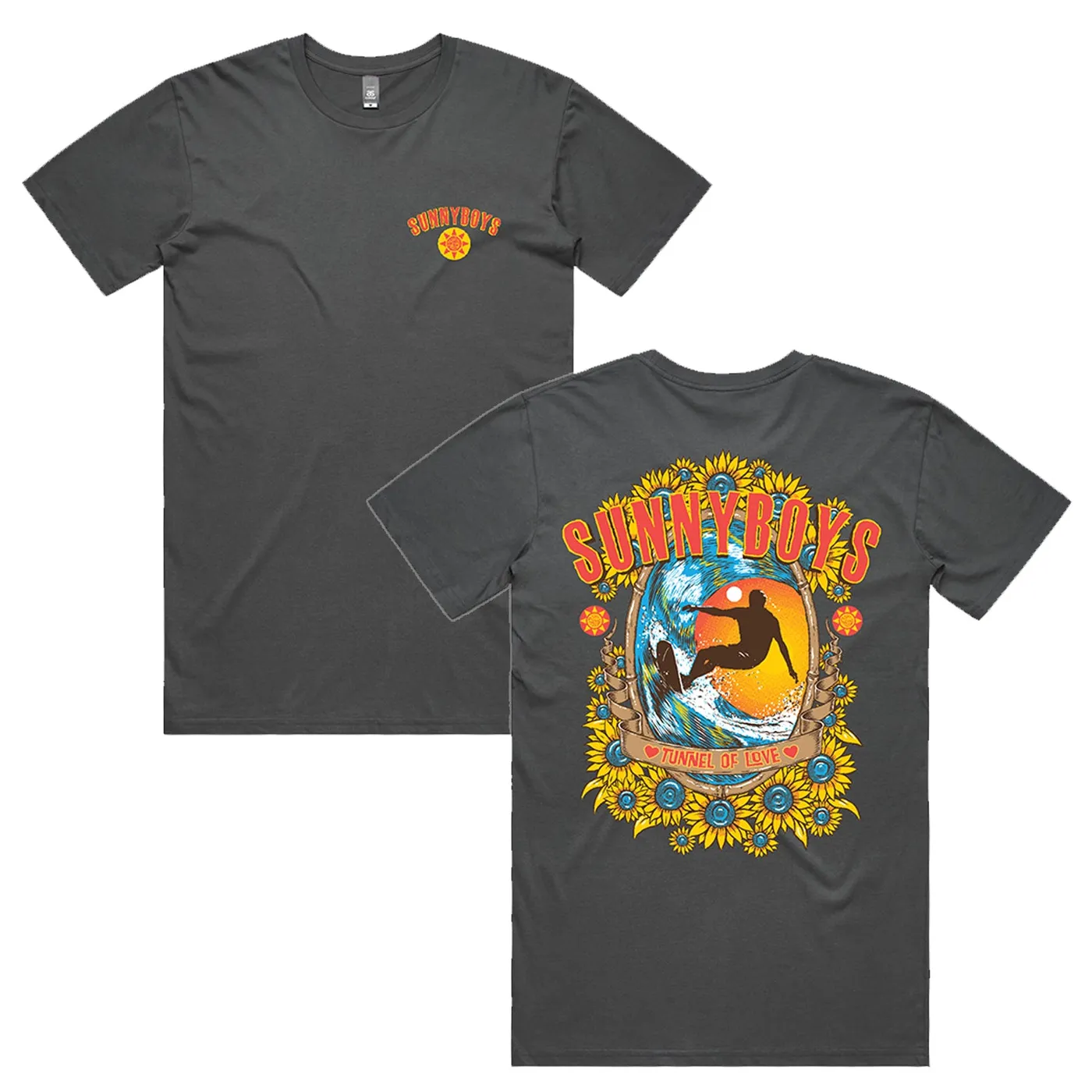 Sunnyboys Tunnel Of Love T-Shirt (Charcoal)