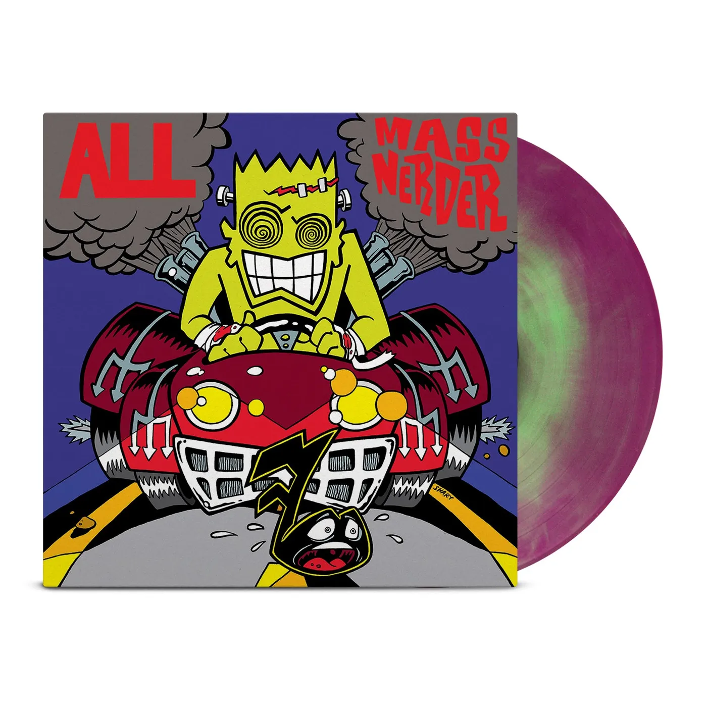 All Mass Nerder 25th Anniversary Edition LP (Opaque Green & Purple Vinyl)
