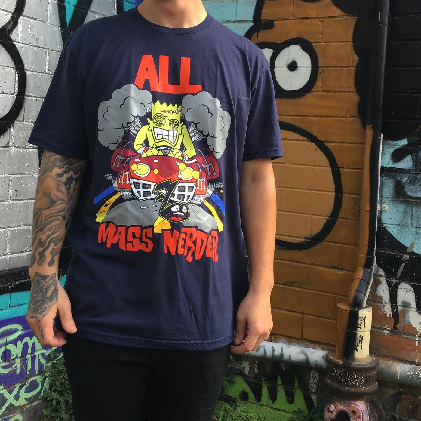 All Mass Nerder Tee (Navy)