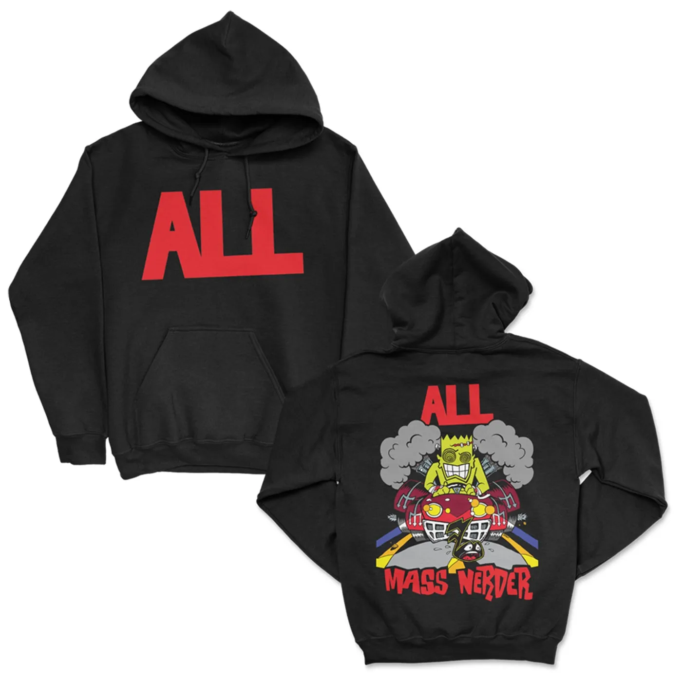 All Mass Nerder Pullover Hoodie (Black)