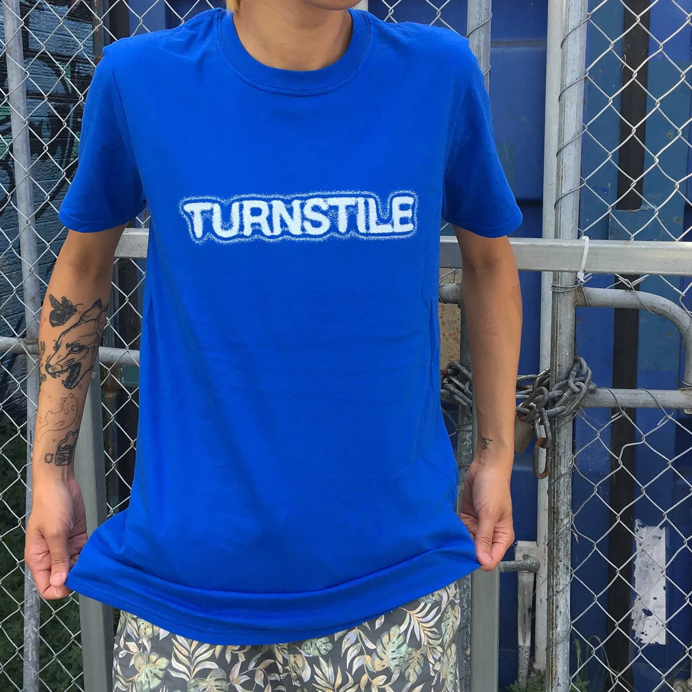 Turnstile Blackout T-Shirt (Royal Blue)