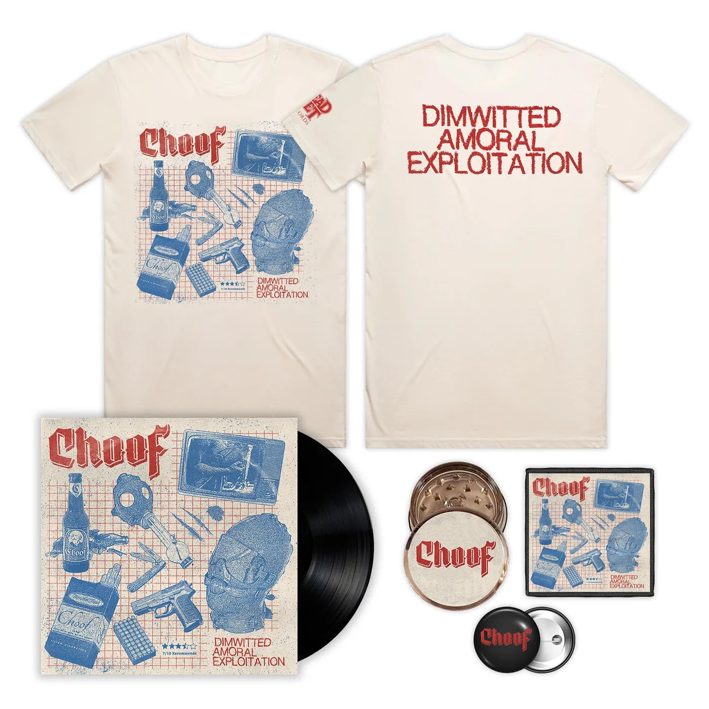 Choof Dimwitted Amoral Exploitation 10" Bundle