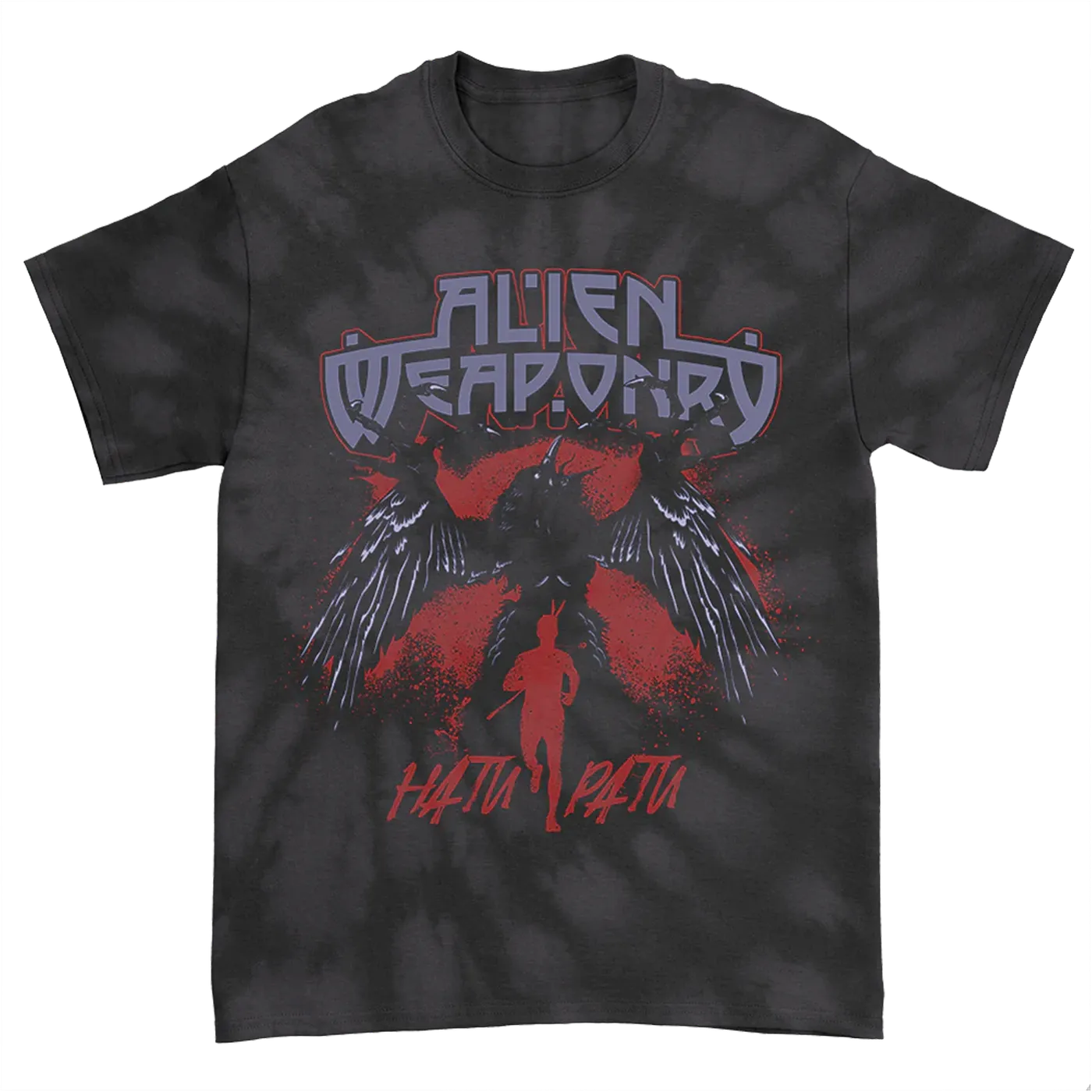 Alien Weaponry Hatu Patu Dyed T-Shirt (Spider Black Dye)