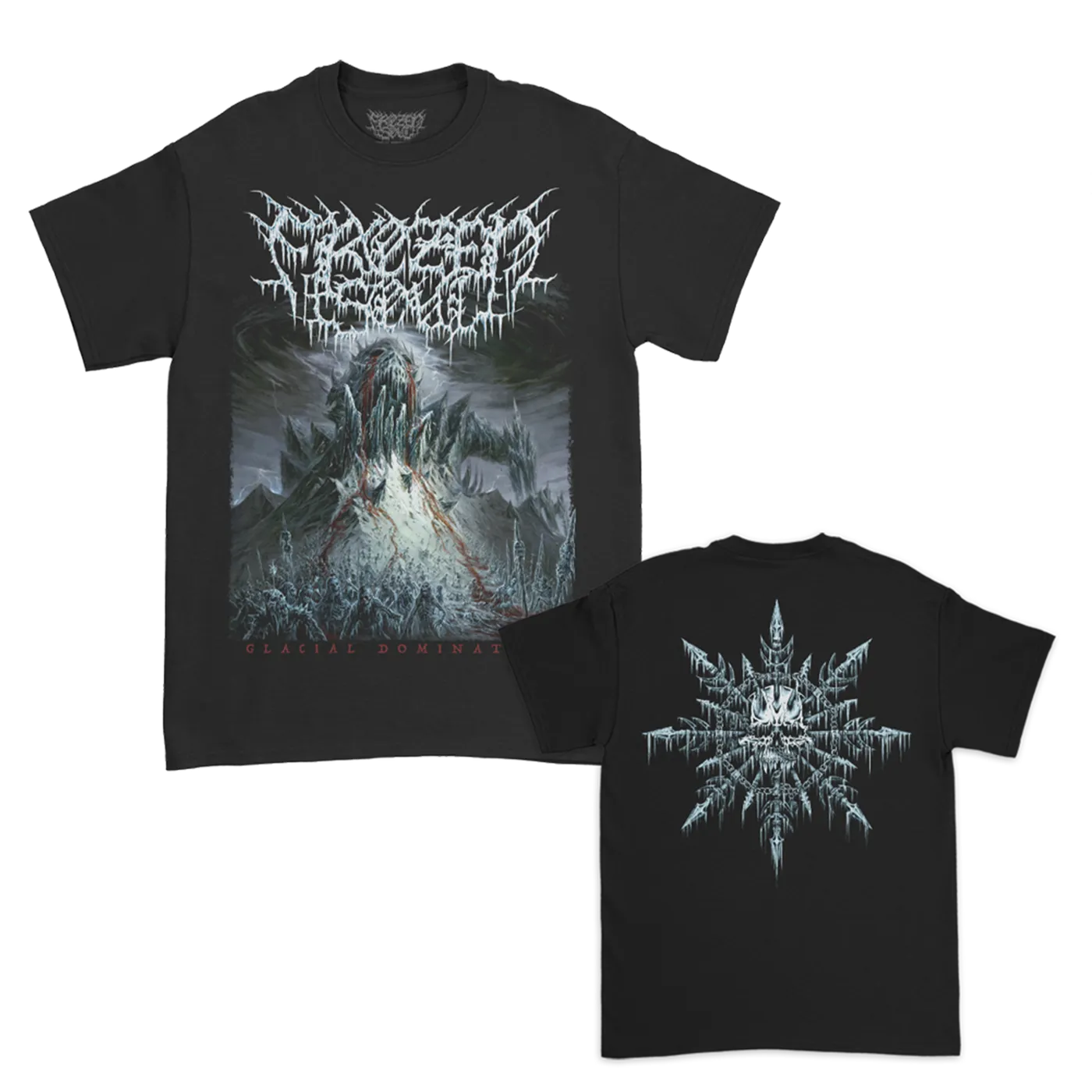 Frozen Soul Glacial Domination Cover T-Shirt (Black)