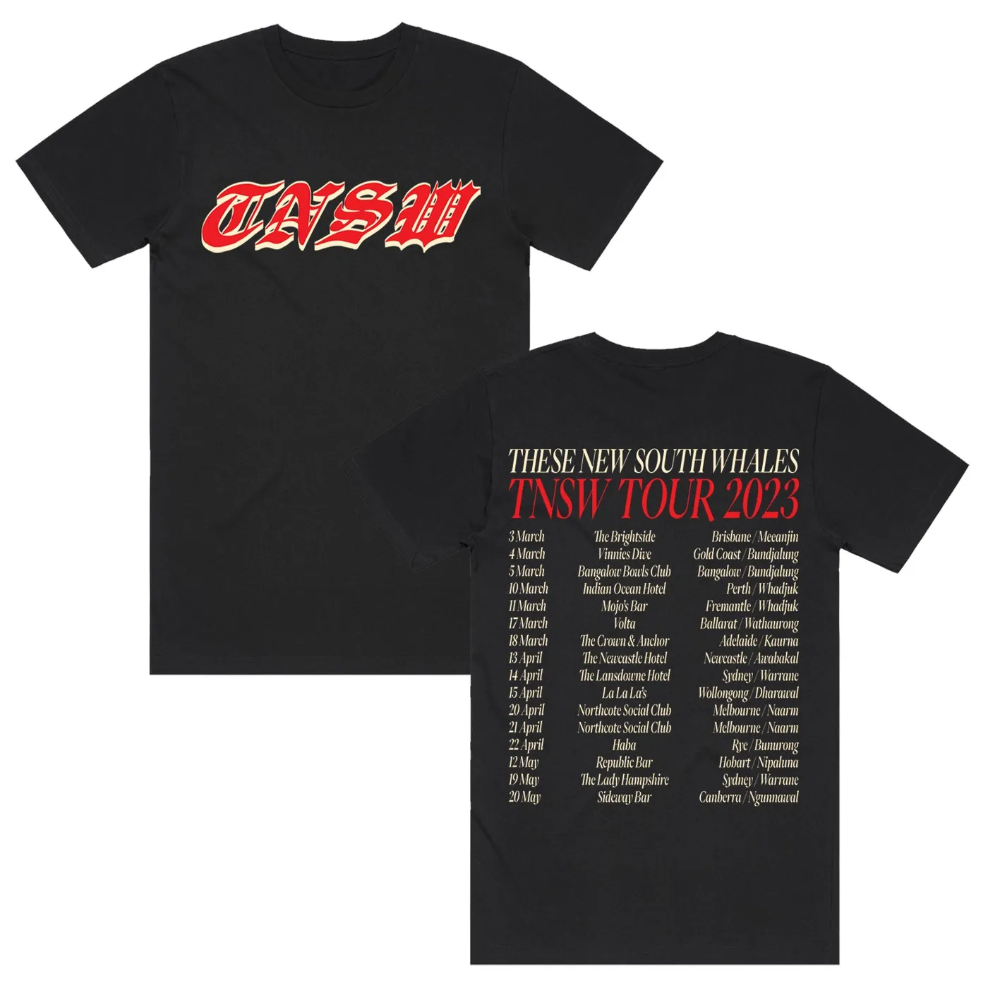 These New South Whales TNSW Tour 2023 Tee (Black)