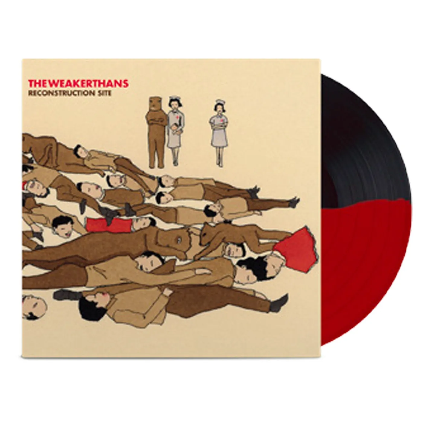 The Weakerthans Reconstruction Site 20th Anniversary Edition LP (Apple & Black Half & Half Vinyl)