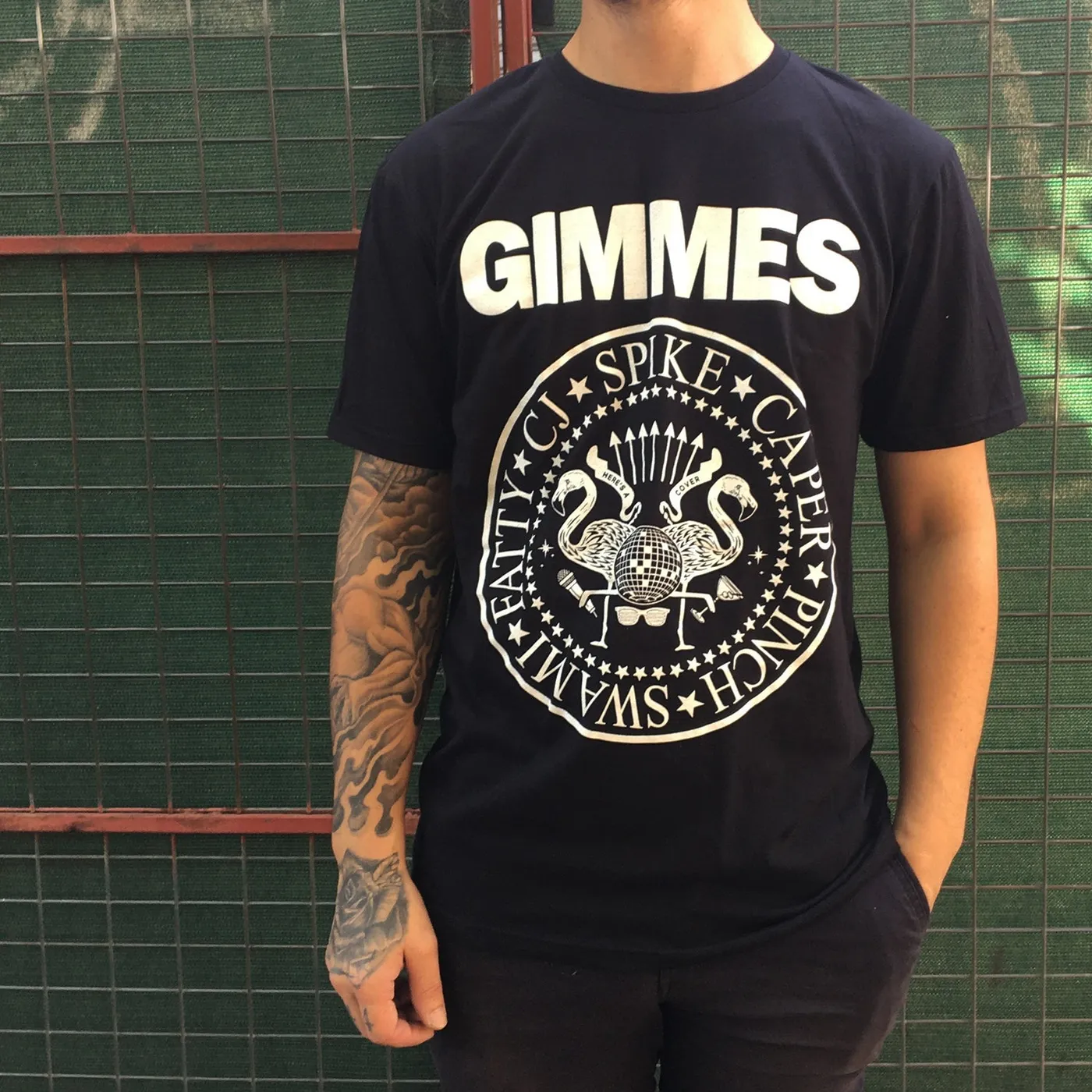 Me First and the Gimme Gimmes Ramones T-Shirt (Black)