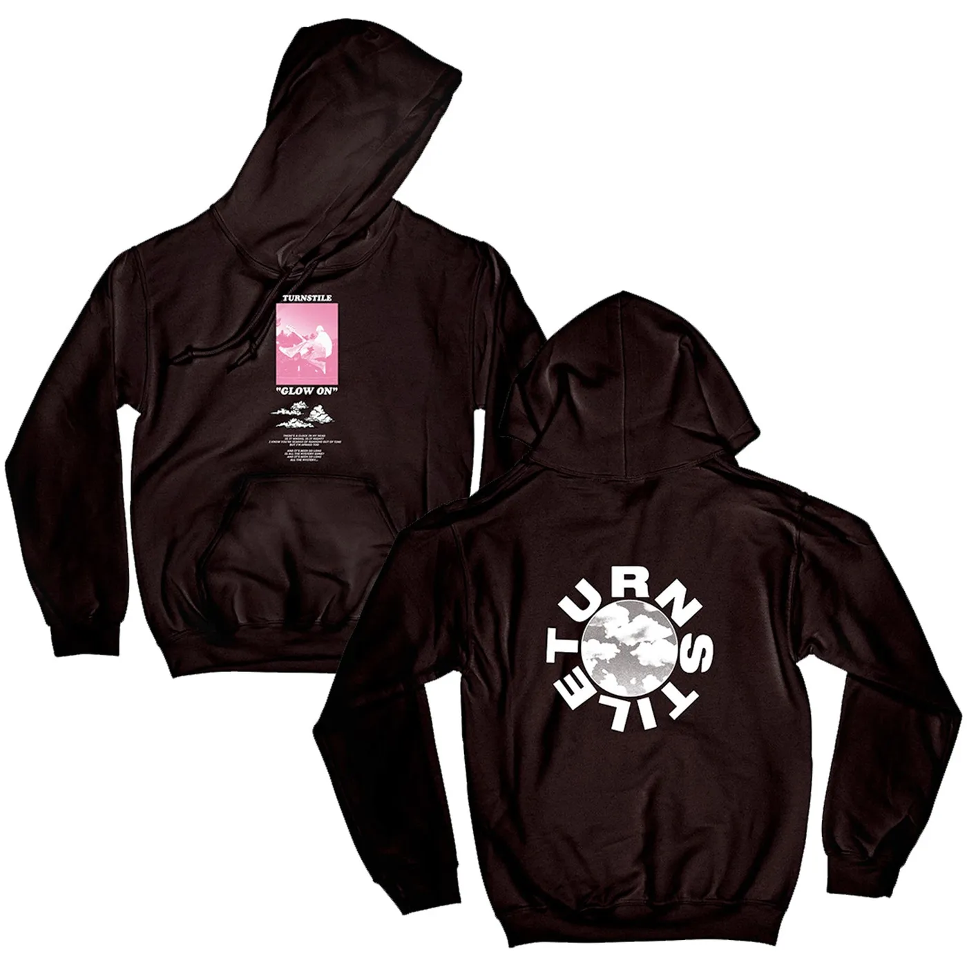 Turnstile Glow On Hoodie (Chocolate)