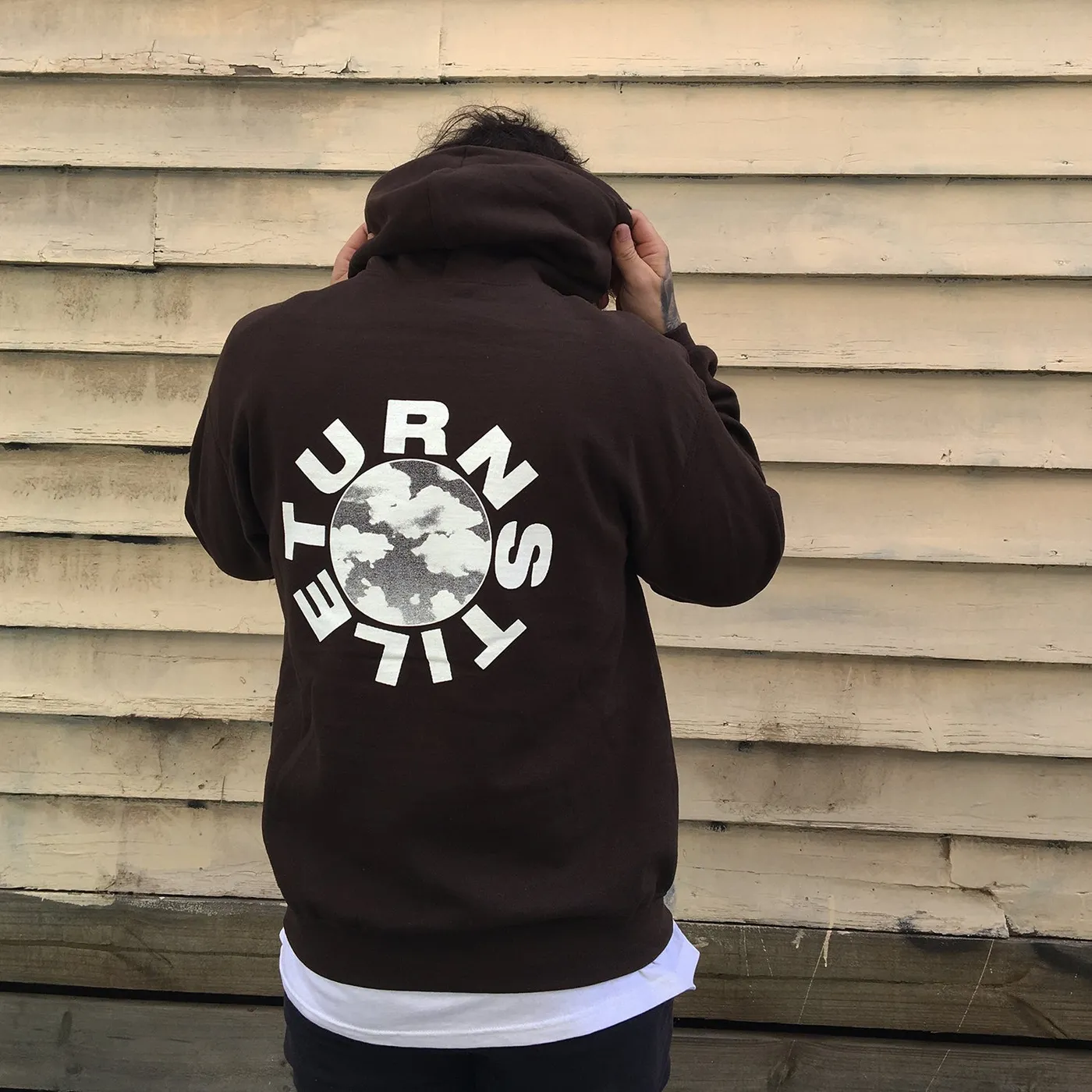 Turnstile Glow On Hoodie (Chocolate)