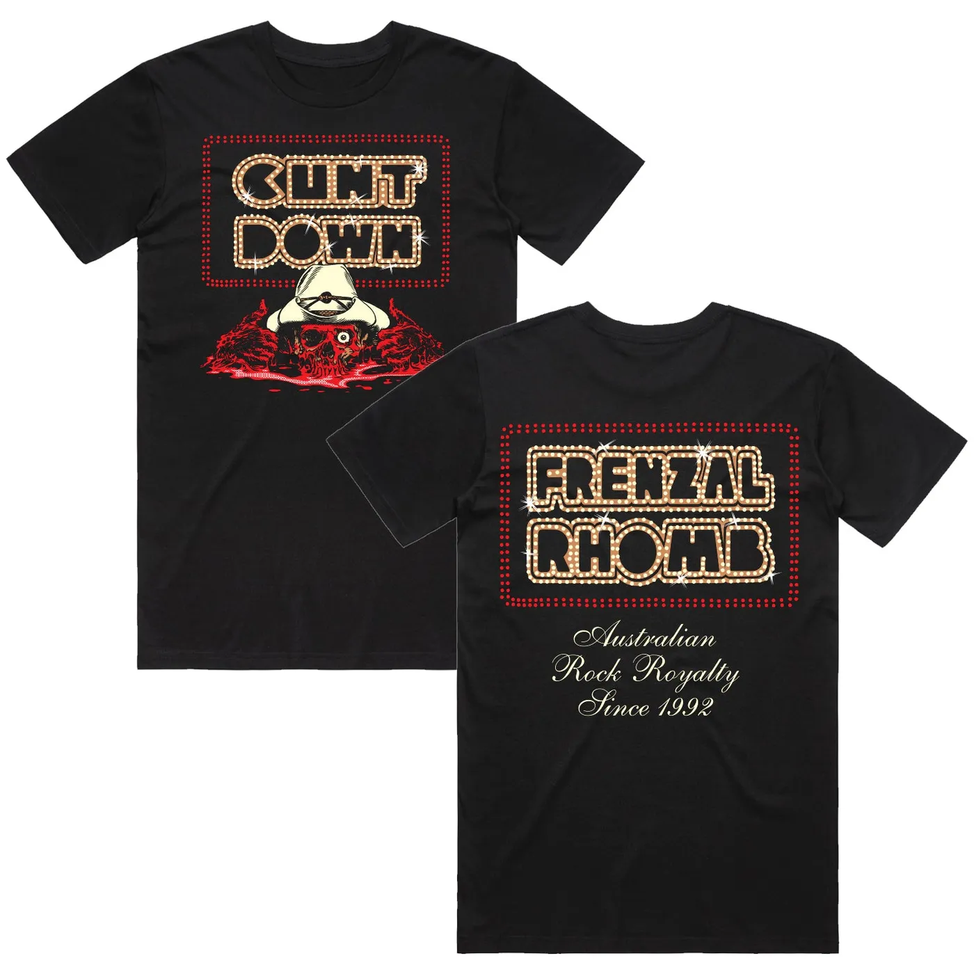 Frenzal Rhomb C*nt Down T-Shirt (Black)