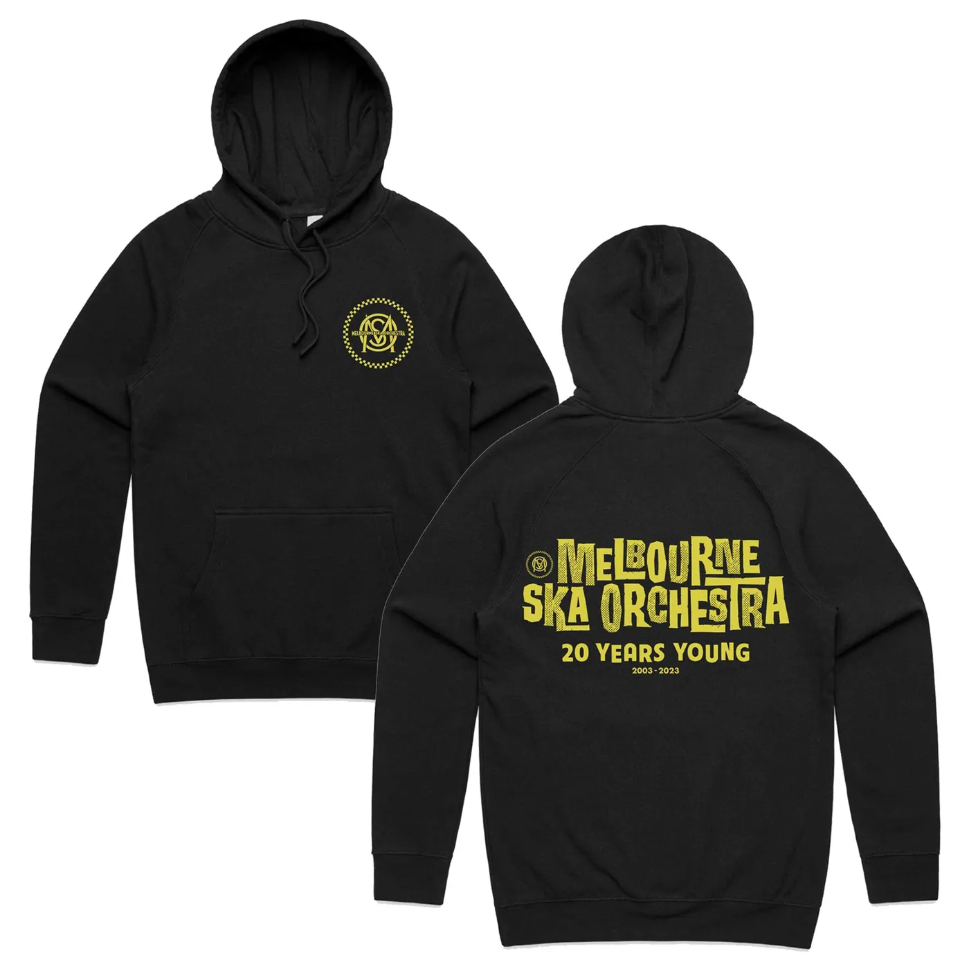 Melbourne Ska Orchestra 20 Years Pullover Hoodie (Black)