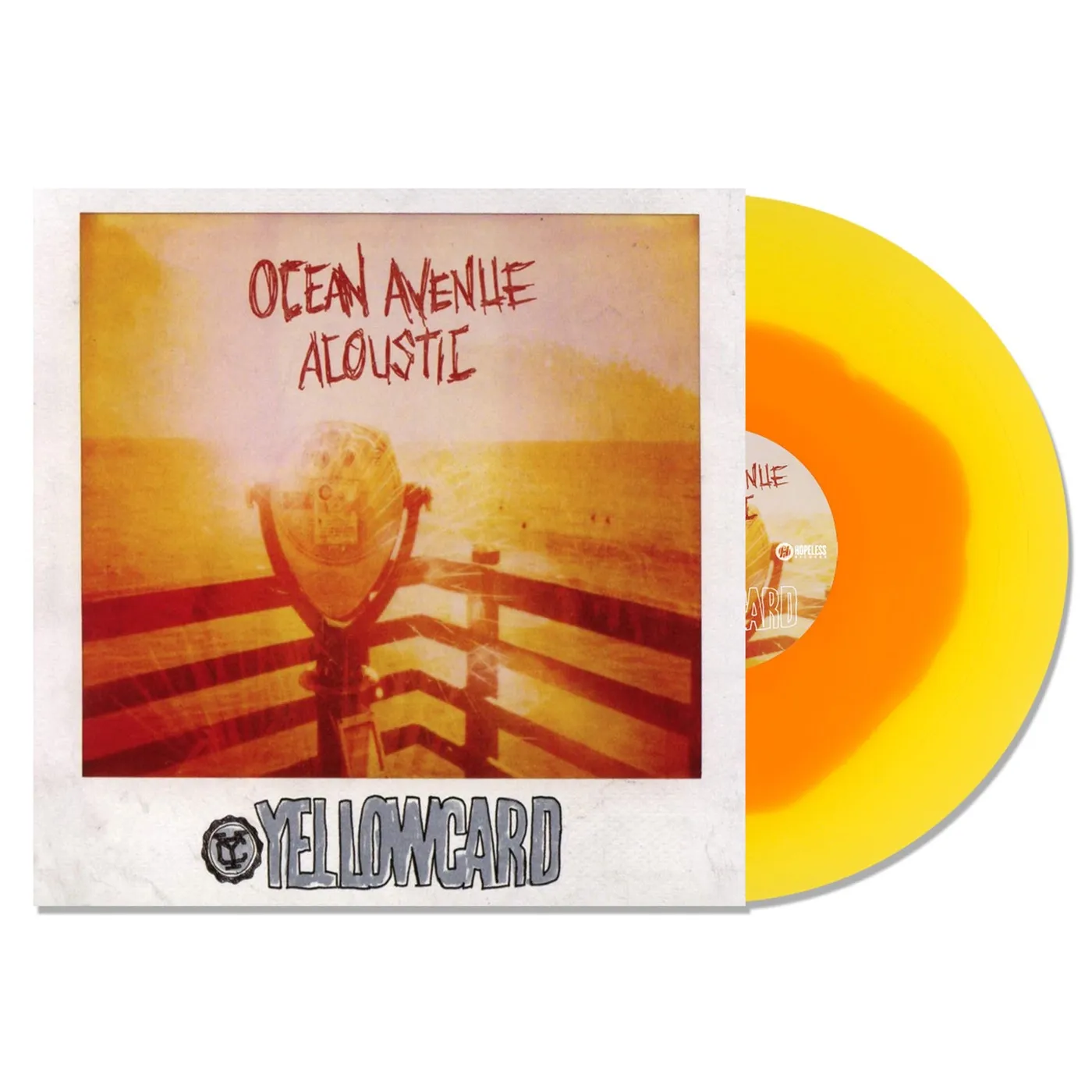 Yellowcard Ocean Avenue Acoustic LP (Orange Inside Yellow Vinyl)