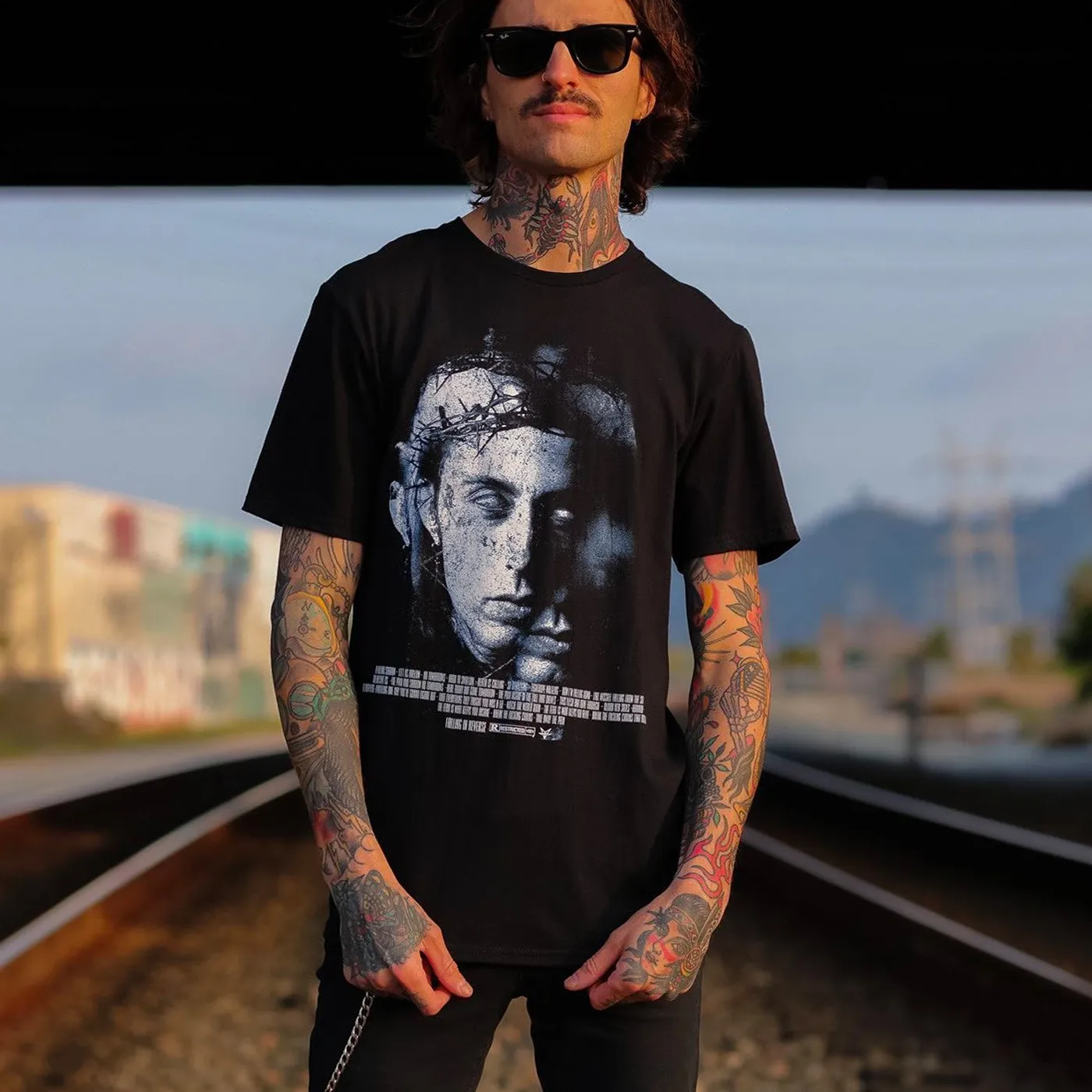 Falling In Reverse Watch the World Burn Tee (Black)