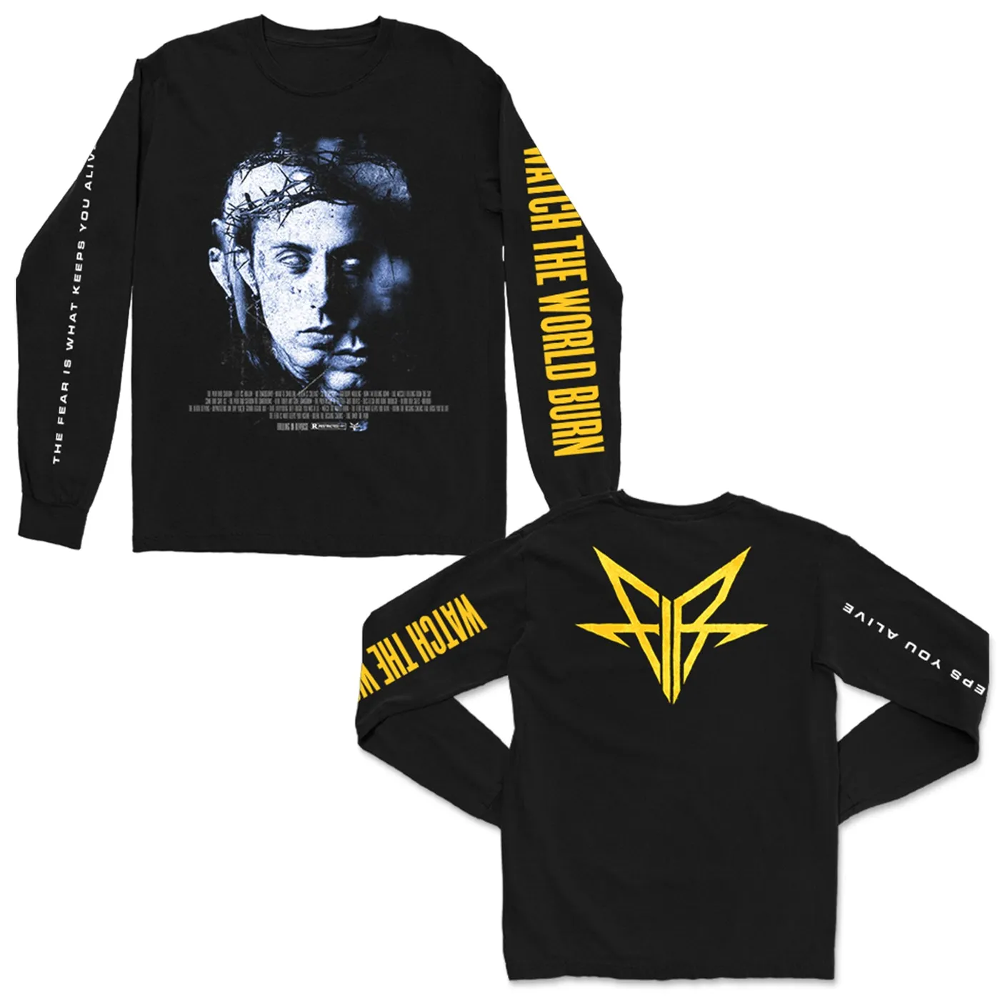 Falling In Reverse Watch the World Burn Long Sleeve (Black)