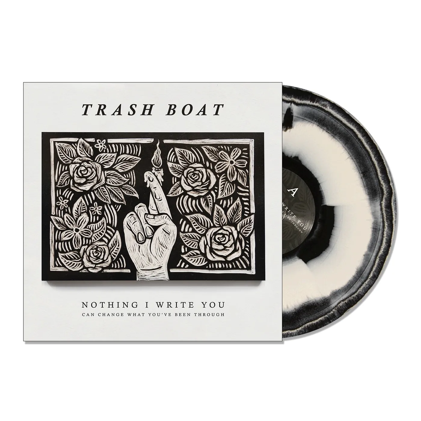 Trash Boat Nothing I Write You Can Change What You've Been Through LP (White & Black Swirl Vinyl)