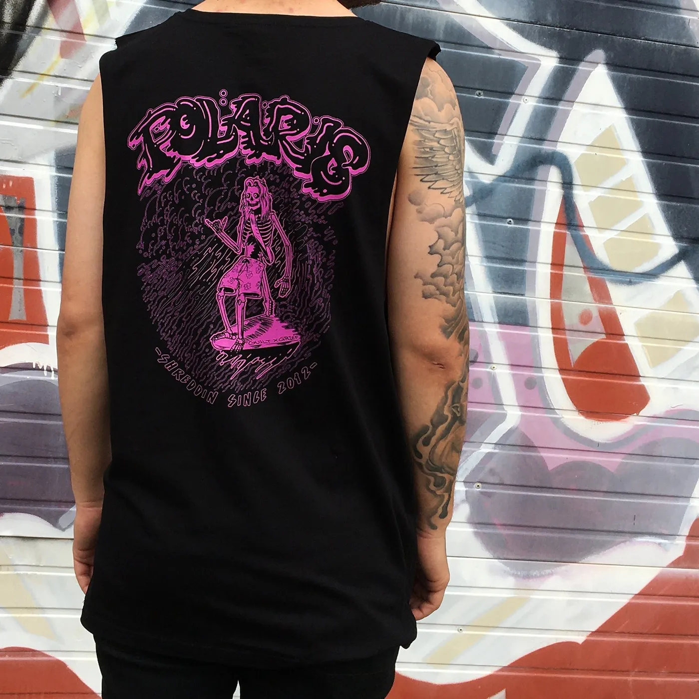 Polaris Shreddin Tank (Black/Pink)