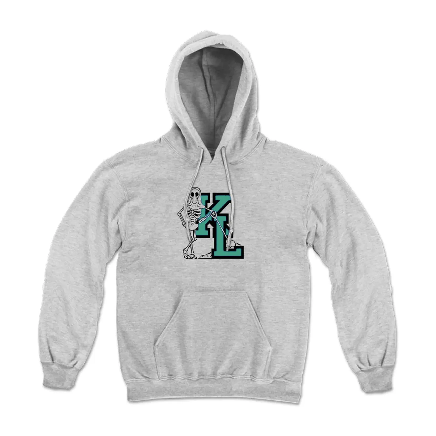 Knocked Loose Grave Digger Hoodie (Grey/Green)