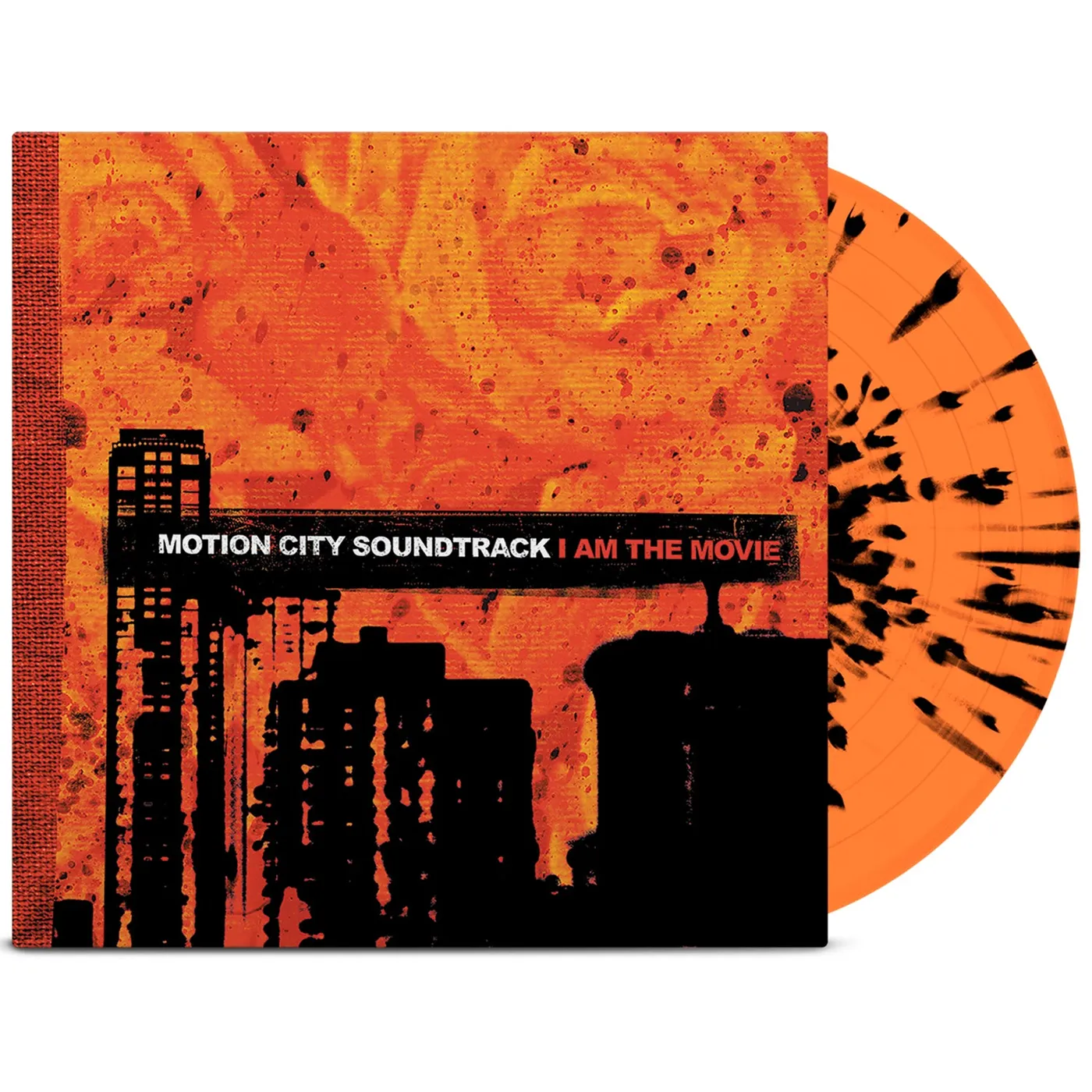 Motion City Soundtrack I Am The Movie 20th Anniversary Edition LP (Tangerine w/ Black Splatter Vinyl)